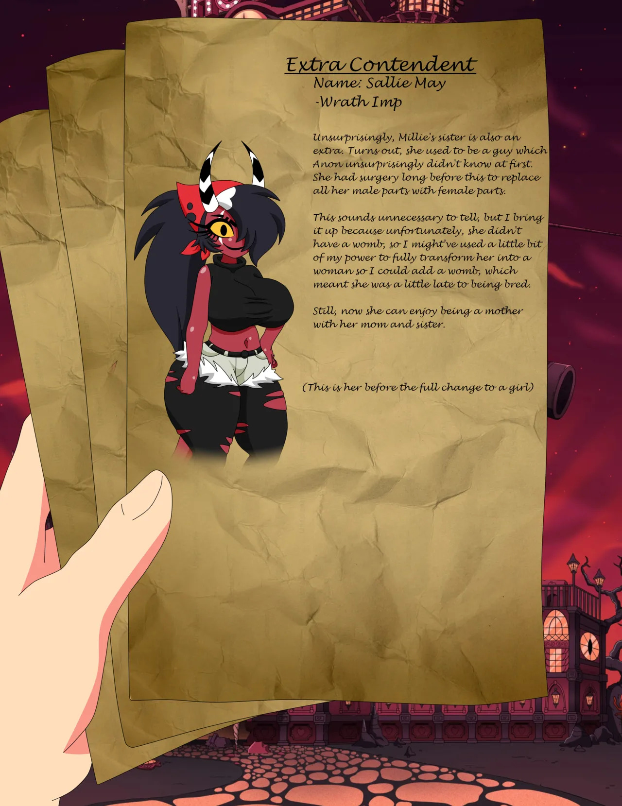 [Xml Xrossover] Anon x Hellaverse (Hazbin Hotel) - Page 121