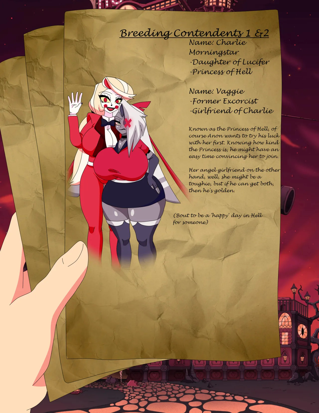 [Xml Xrossover] Anon x Hellaverse (Hazbin Hotel) - Page 139