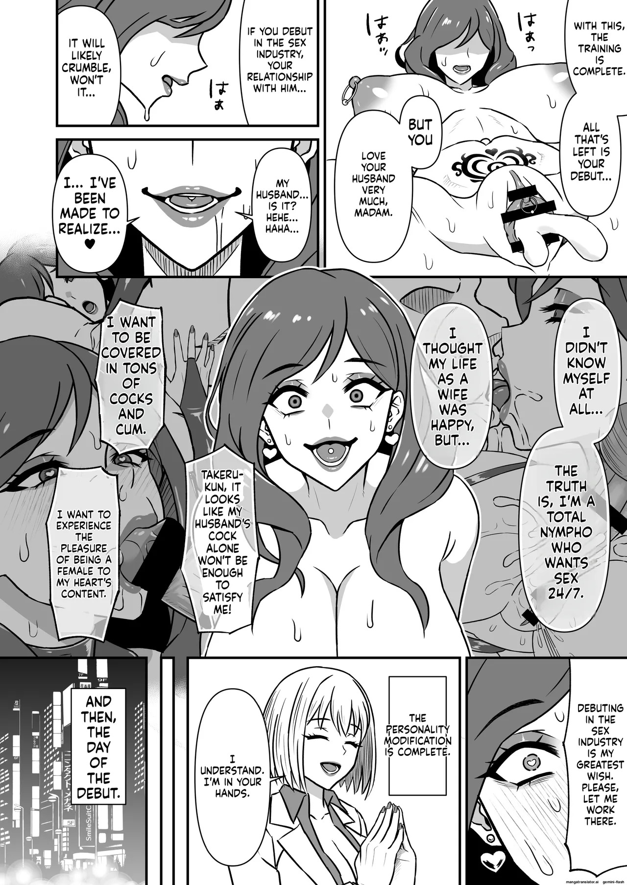 [Karino Keshouhin (Karino Teru)] Hitozuma Kairou ~Danna Omoi no Hitozuma wa Saimin de Midara na Fuuzokujou e Kawarihateru~ [Digital][English][MTL] - Page 17