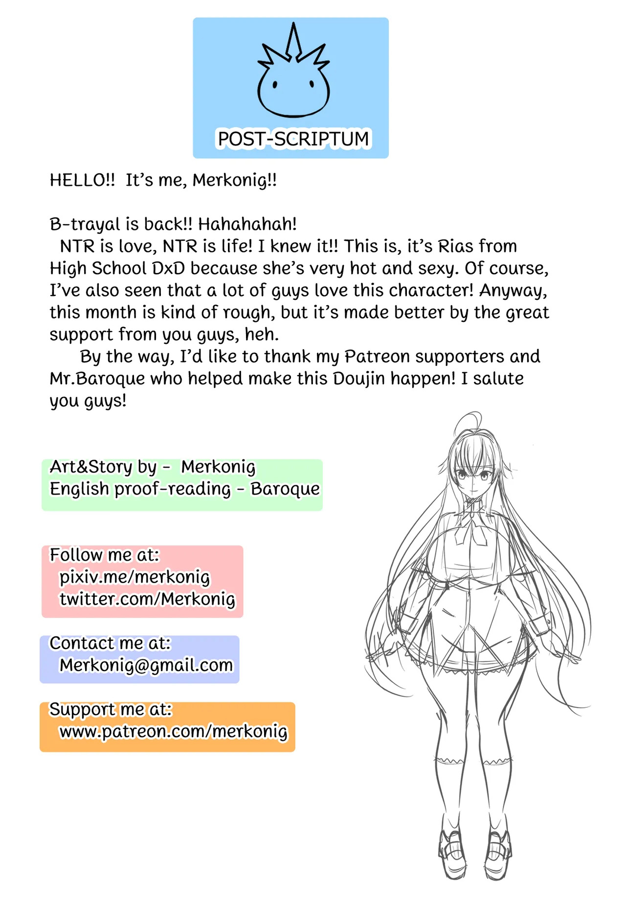 [Merkonig] B-Trayal 13 (Highschool DxD) - Uncensored + Extras + Epilogue [English] - Page 20