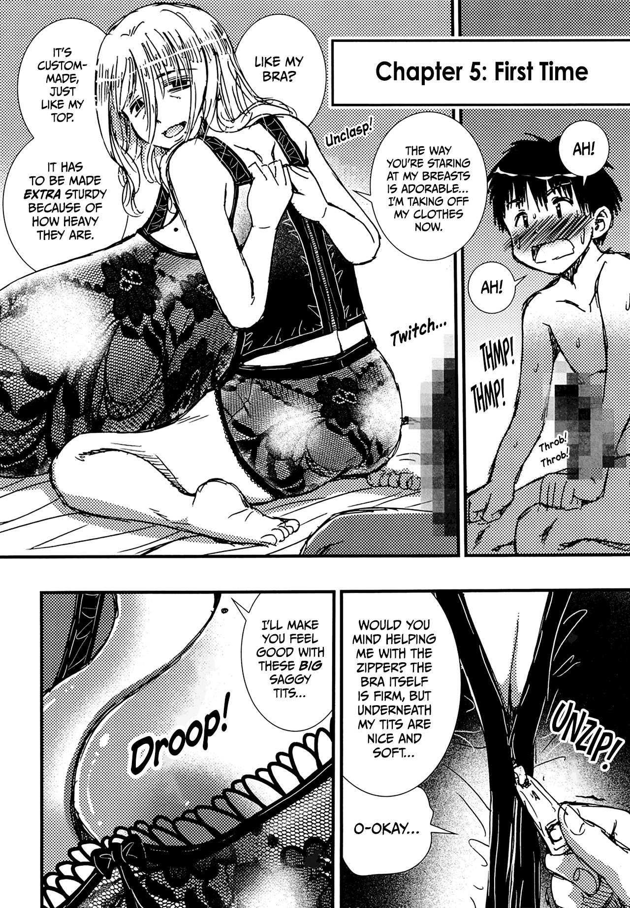 [Matsuyama Seiji] 56-sai Bust 256cm Danchizuma Ookiku Tareta Jukujo no Chibusa... Boku wa Kono Hito de Doutei o Sotsugyou Shita. | The Mature 56-Year-Old 256cm Bust Housewife With Big Saggy Breasts… That Took My Virginity [English] [Digital] - Page 22