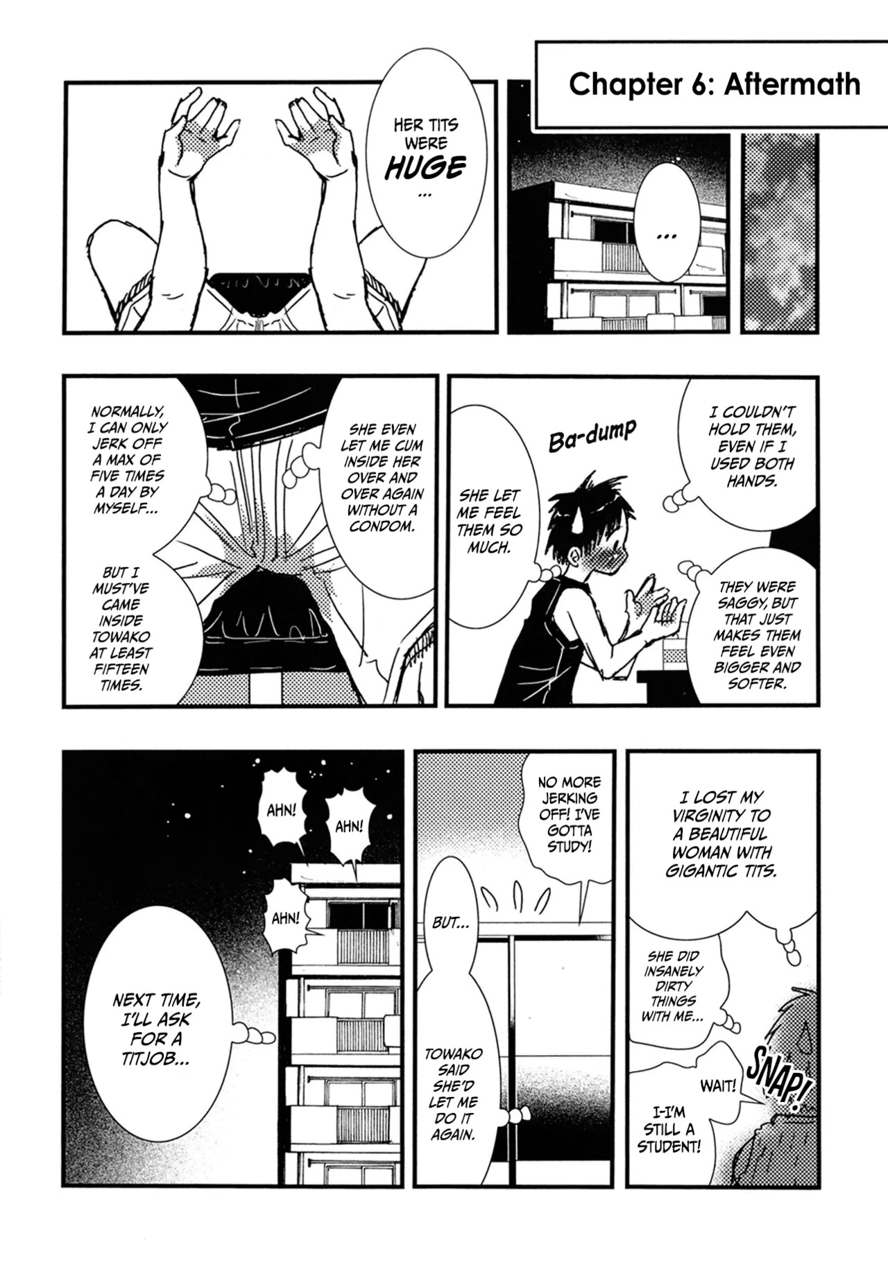 [Matsuyama Seiji] 56-sai Bust 256cm Danchizuma Ookiku Tareta Jukujo no Chibusa... Boku wa Kono Hito de Doutei o Sotsugyou Shita. | The Mature 56-Year-Old 256cm Bust Housewife With Big Saggy Breasts… That Took My Virginity [English] [Digital] - Page 26