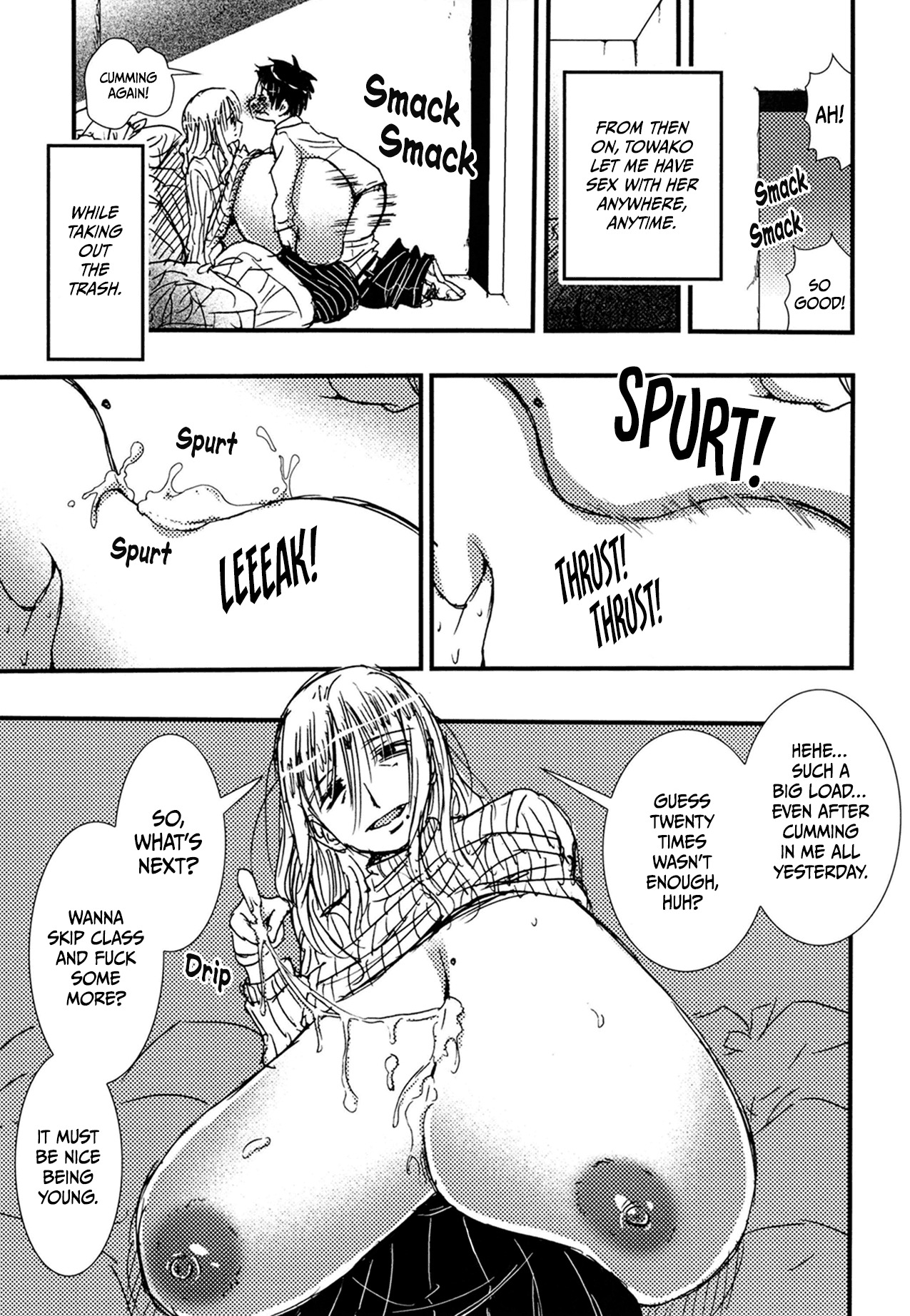 [Matsuyama Seiji] 56-sai Bust 256cm Danchizuma Ookiku Tareta Jukujo no Chibusa... Boku wa Kono Hito de Doutei o Sotsugyou Shita. | The Mature 56-Year-Old 256cm Bust Housewife With Big Saggy Breasts… That Took My Virginity [English] [Digital] - Page 31