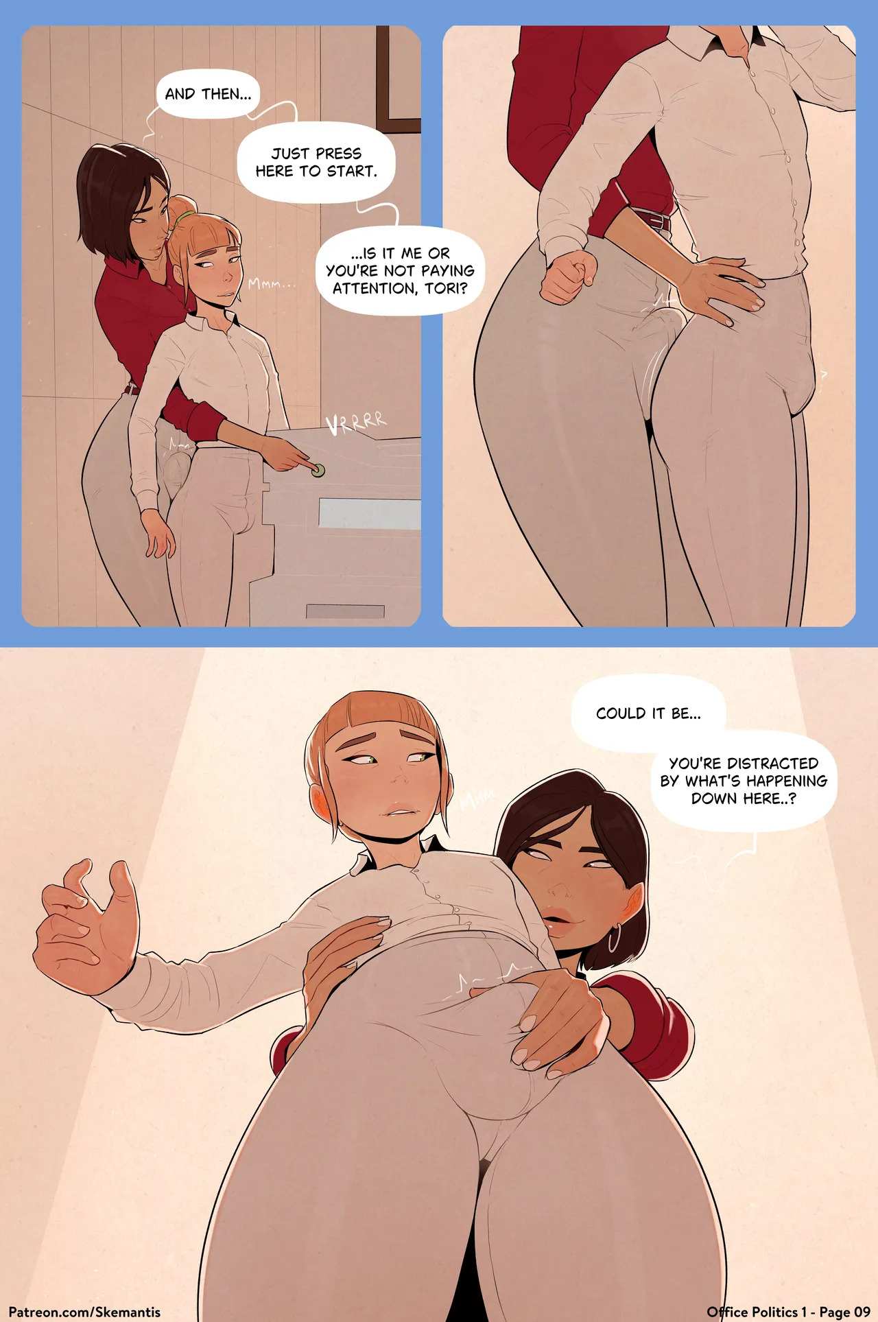 [Skemantis] Office Politics part 1-3 - Page 9