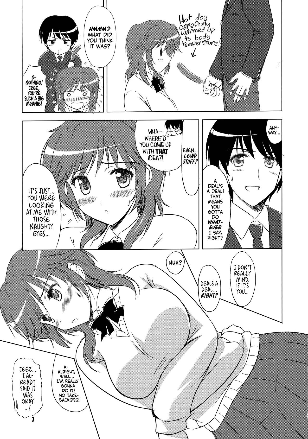 (C78) [KNIGHTS (Kishi Nisen)] Hamutto Rihoko o Amagami ー Chomp! Love Bites with Rihoko!♥ (Amagami) [English] [head empty] - Page 6