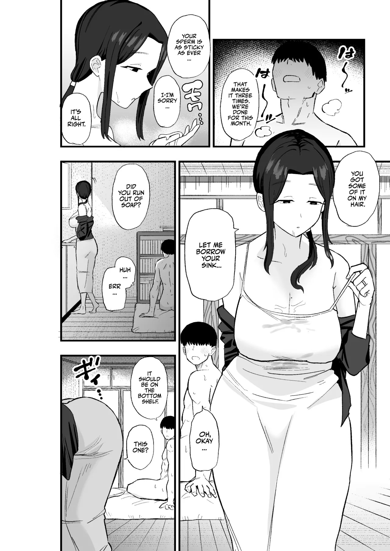 [Kamejirouya-san (Kametaro)] Taihai Tsuma: Taihaikei Hitotsuma o Yachin Kawari ni Koki Tsukaeru Hanashi | Slutty Wife! [English] [Team Rabu2] - Page 35