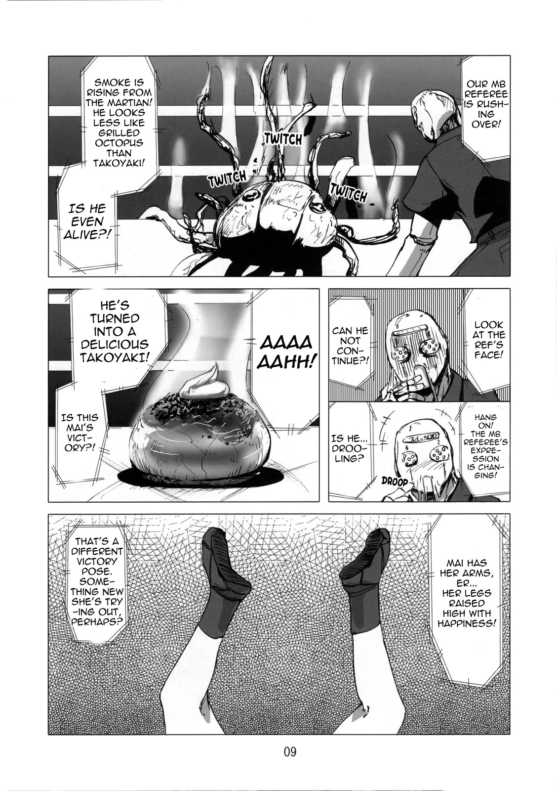 (C73) [Eromafia (Edo Shigezu)] Kaseijin Tai Onna Ninja - Mars People vs Mai Shiranui (King of Fighters, Metal Slug) [English] [EHCOVE] - Page 9