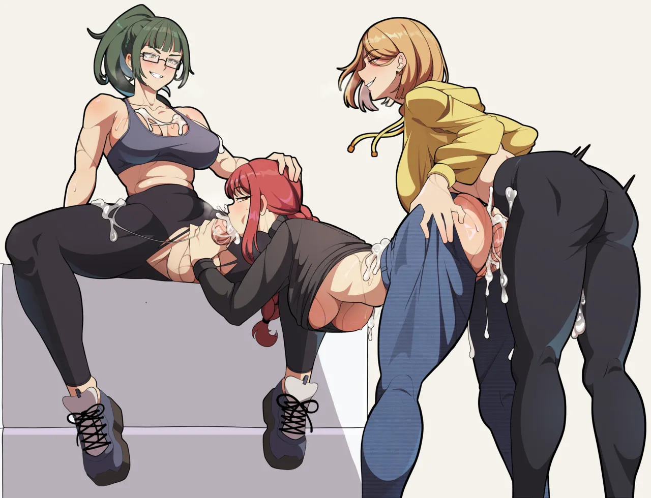 [Lixiart] Maki Zenin x Kugisaki Nobara x Makima Futanari (Chainsaw Man, Jujutsu Kaisen) - Page 5