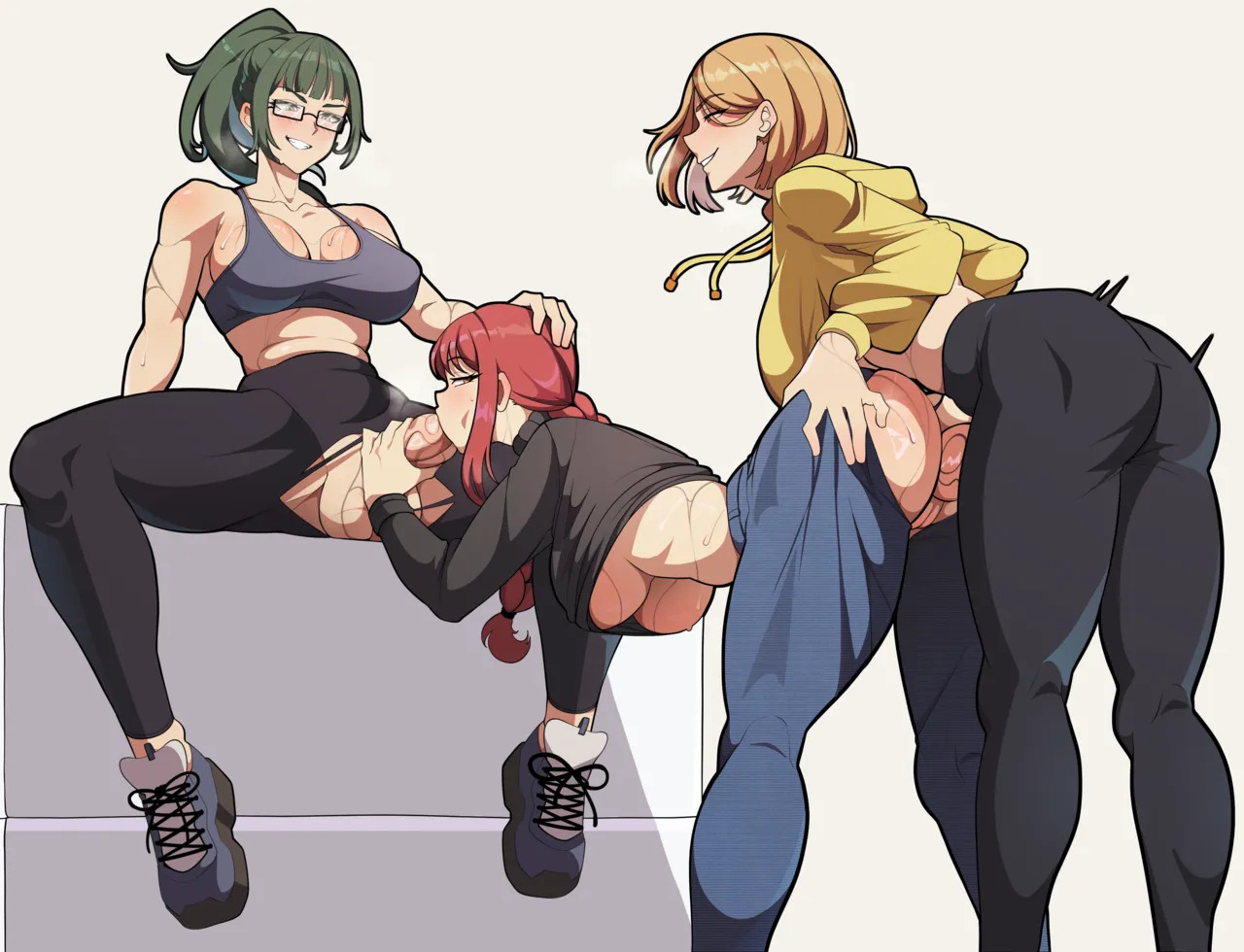 [Lixiart] Maki Zenin x Kugisaki Nobara x Makima Futanari (Chainsaw Man, Jujutsu Kaisen) - Page 6