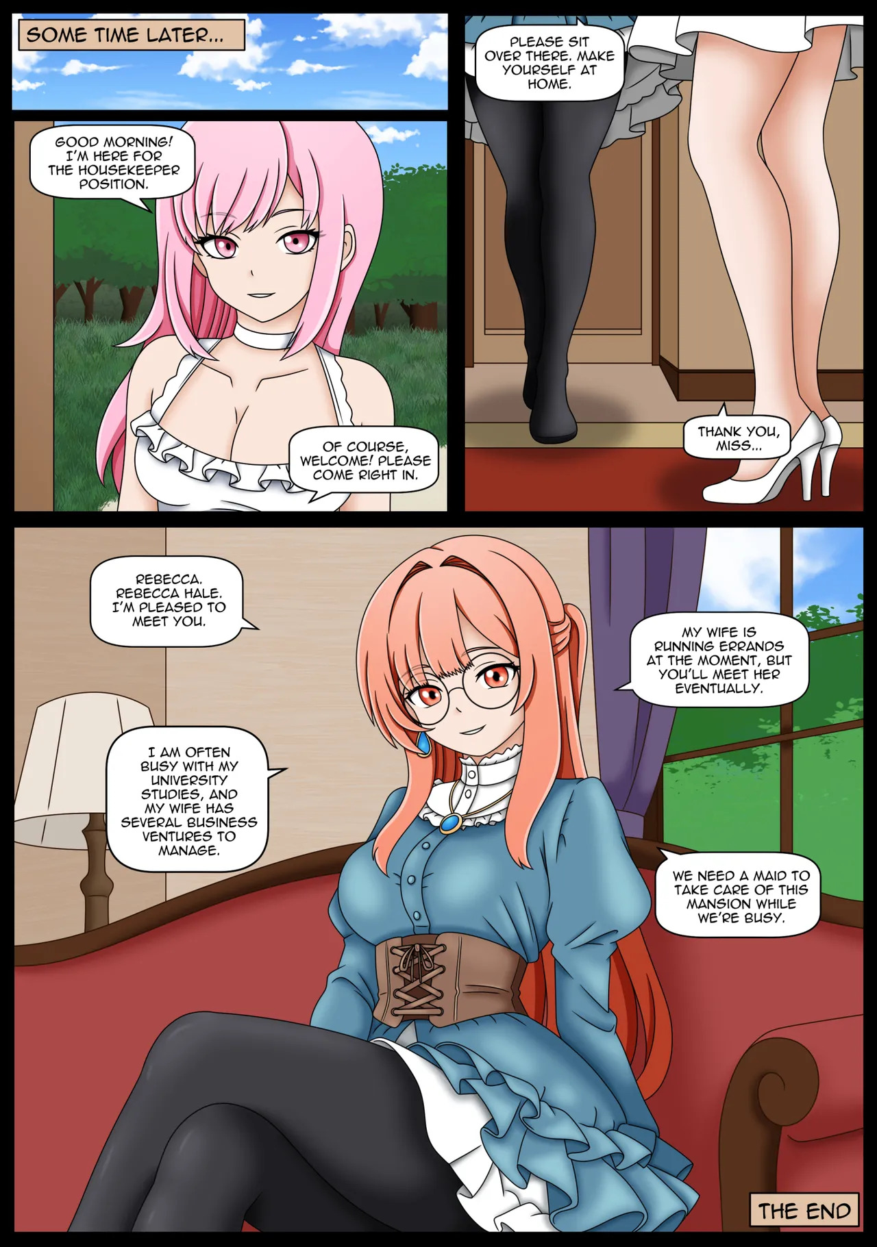 [Vanron] The Rich Lady and the Skinsuit Maid - Page 12