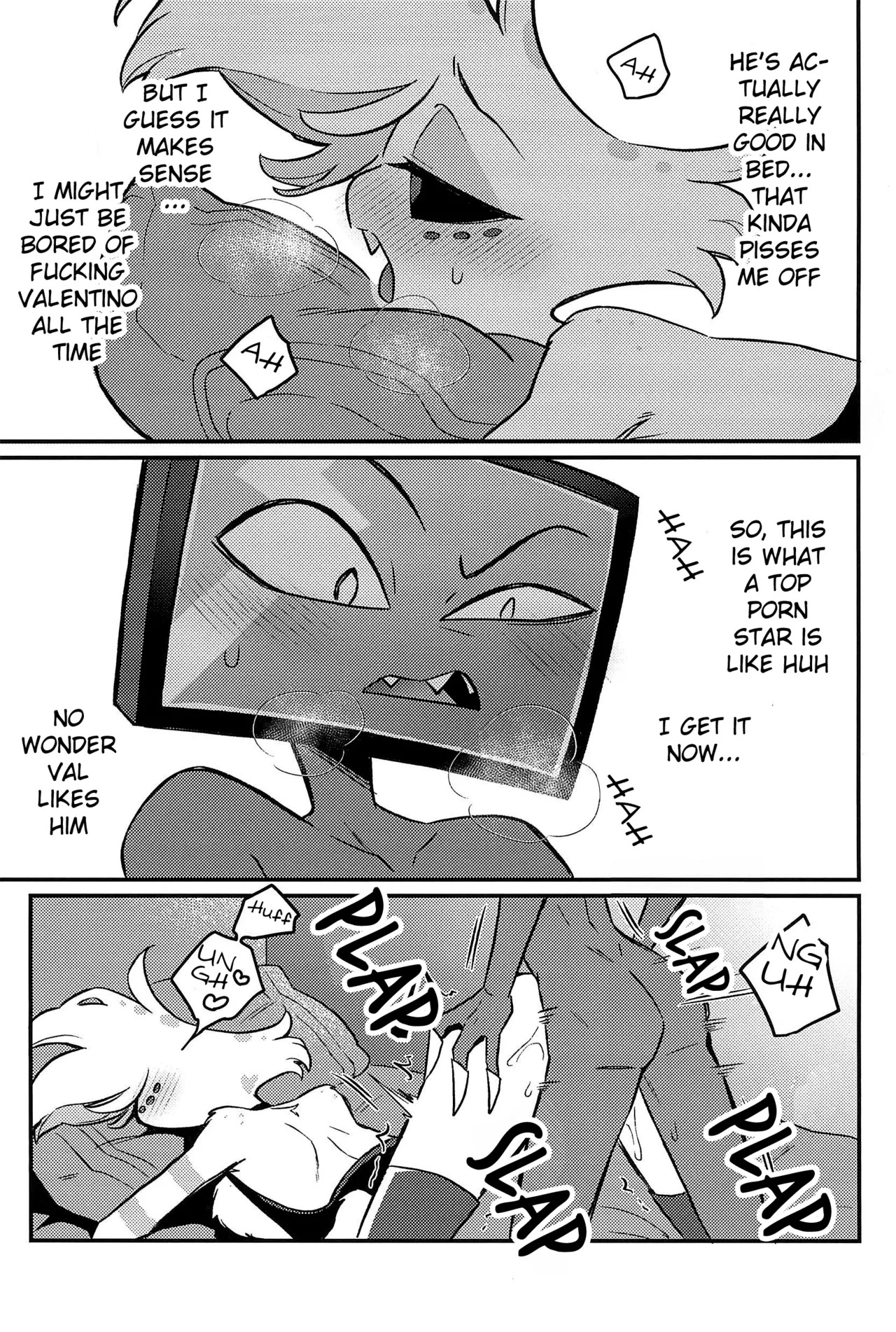 [Rokuroku (Rokurokubin)] Valentino is not leaving the studio until they get in a Threesome (Hazbin Hotel) - Page 12