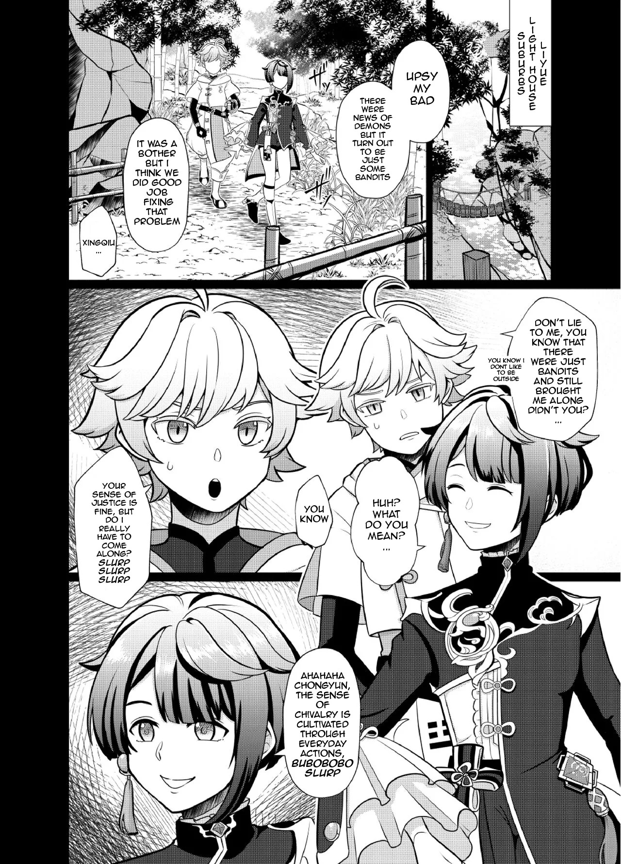 [Usohappyaku (Otori Deko)] Honto ni Atta! Saimin Sei Ibutsu It really happened! Hypnotic Sex with a Foreign Old Man (Genshin Impact) [English] [Digital] - Page 11
