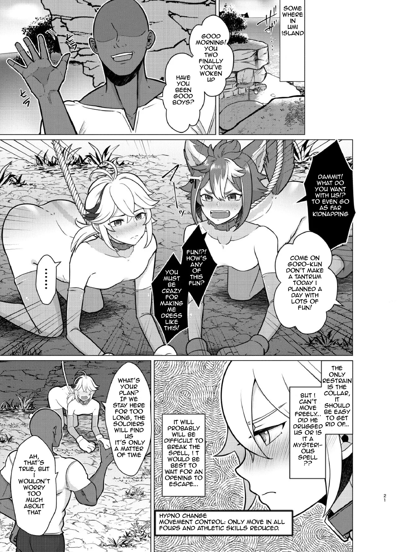 [Usohappyaku (Otori Deko)] Honto ni Atta! Saimin Sei Ibutsu It really happened! Hypnotic Sex with a Foreign Old Man (Genshin Impact) [English] [Digital] - Page 20