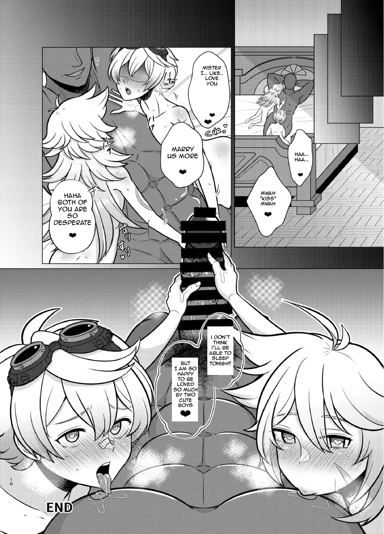 [Usohappyaku (Otori Deko)] Honto ni Atta! Saimin Sei Ibutsu It really happened! Hypnotic Sex with a Foreign Old Man (Genshin Impact) [English] [Digital] - Page 9