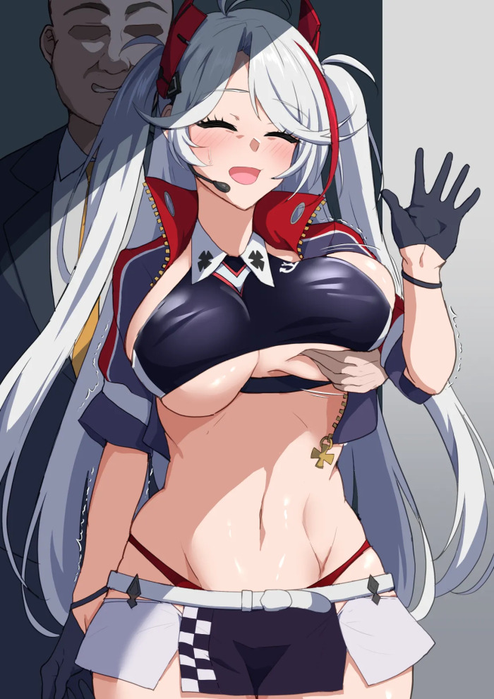 [4terabyte] レースの悪徳スポンサーにセクハラされるプリンツ・オイゲン (アズールレーン)