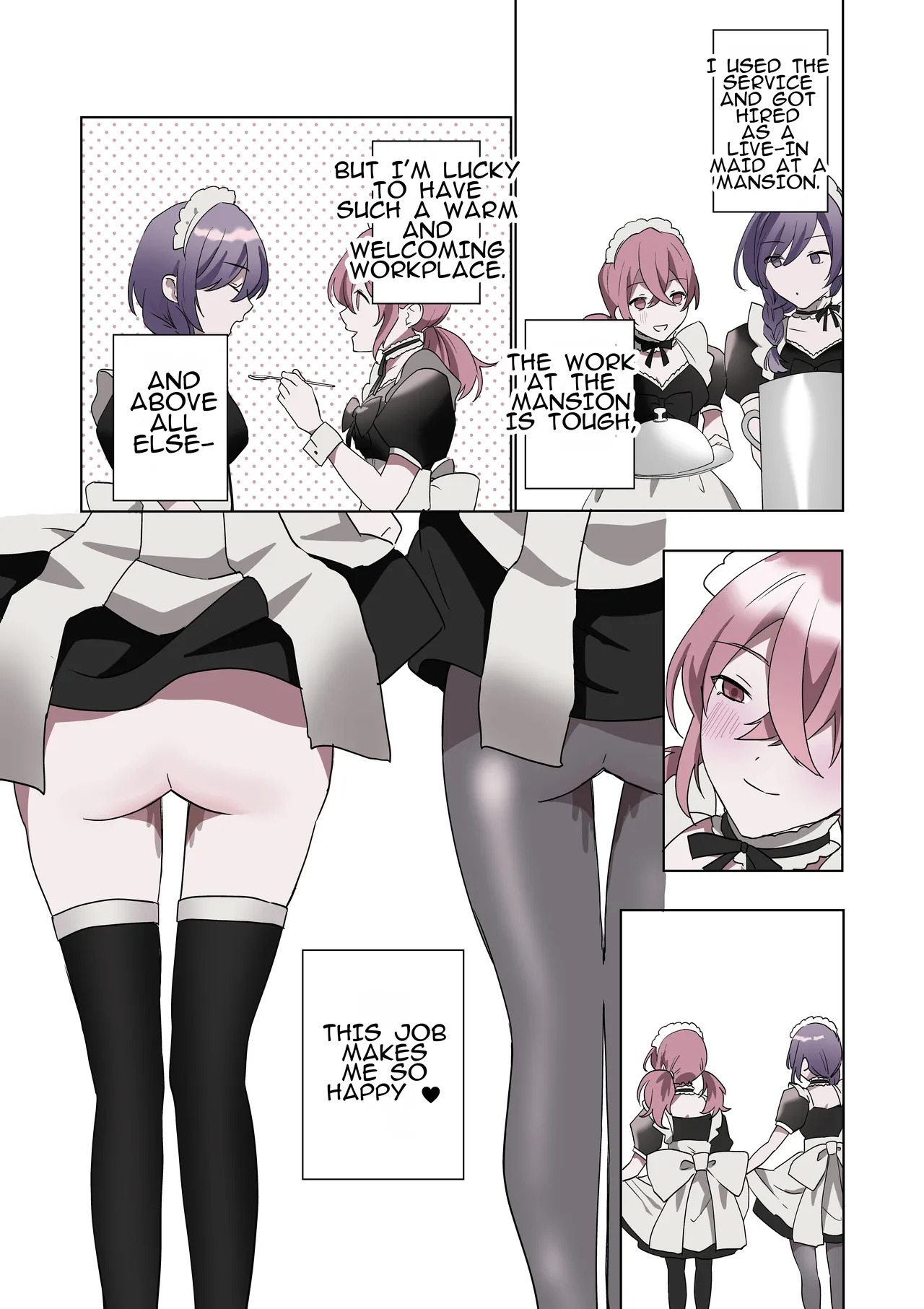 [Amulai Okashi Seisakusho (Hoshino Iro)] TS Shita Boku no Shiawase Meido-san Seikatsu | My Happy Maid Life After TS - Page 44