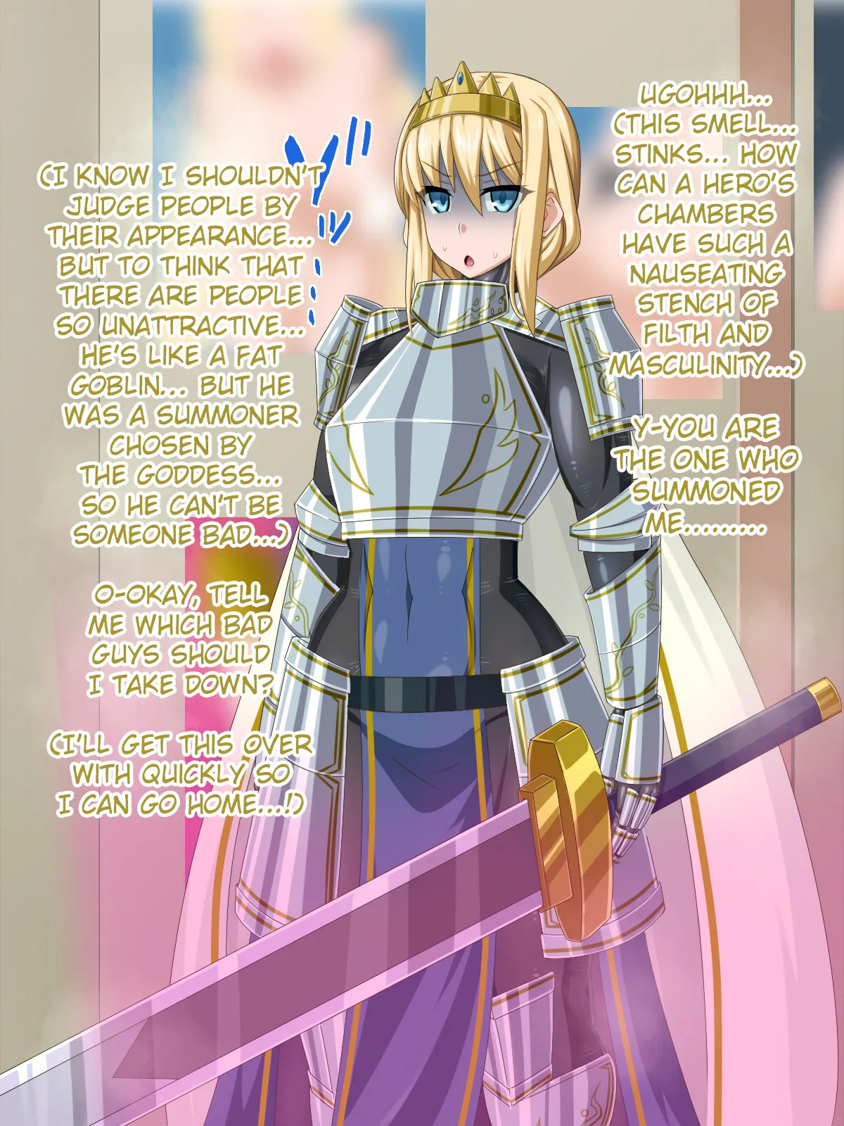 [HINJYAKU] The Girl I was in love with was remade into the cock-hole of a filthy pig-man... ~Summoner of heroes from different worlds, Brainwashing Quest~ [English] [Raknnkarscans] - Page 9
