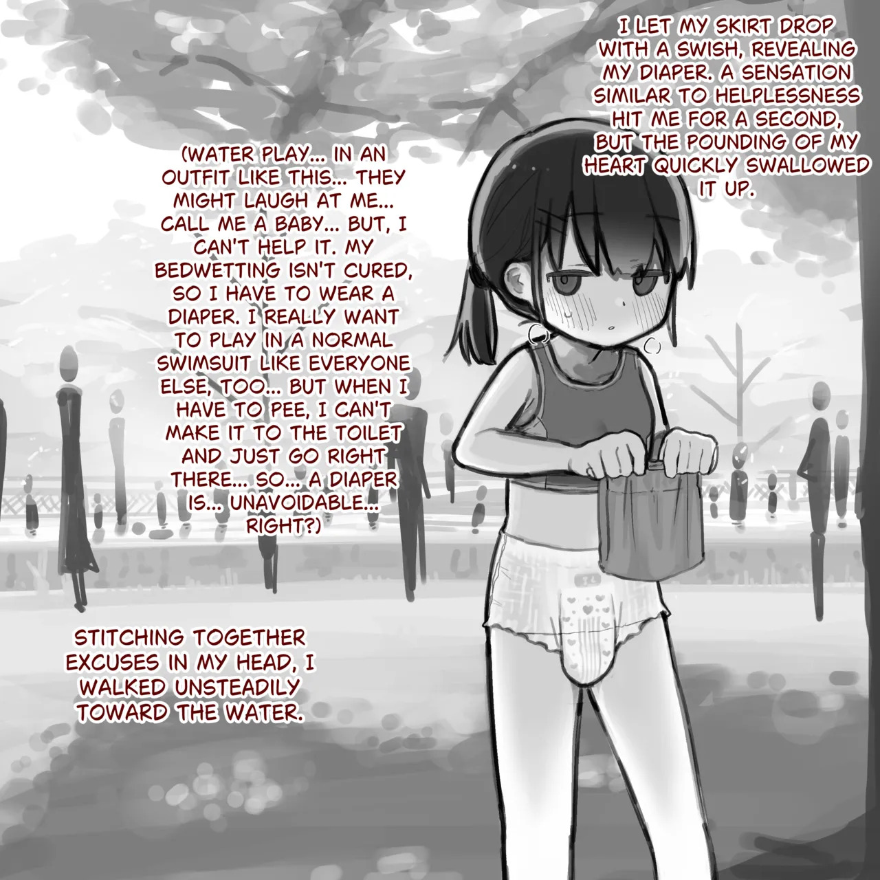 [Sena] Omutsu ni Akogareta Onnanoko I Girl longed for diapers #2 [English] - Page 9