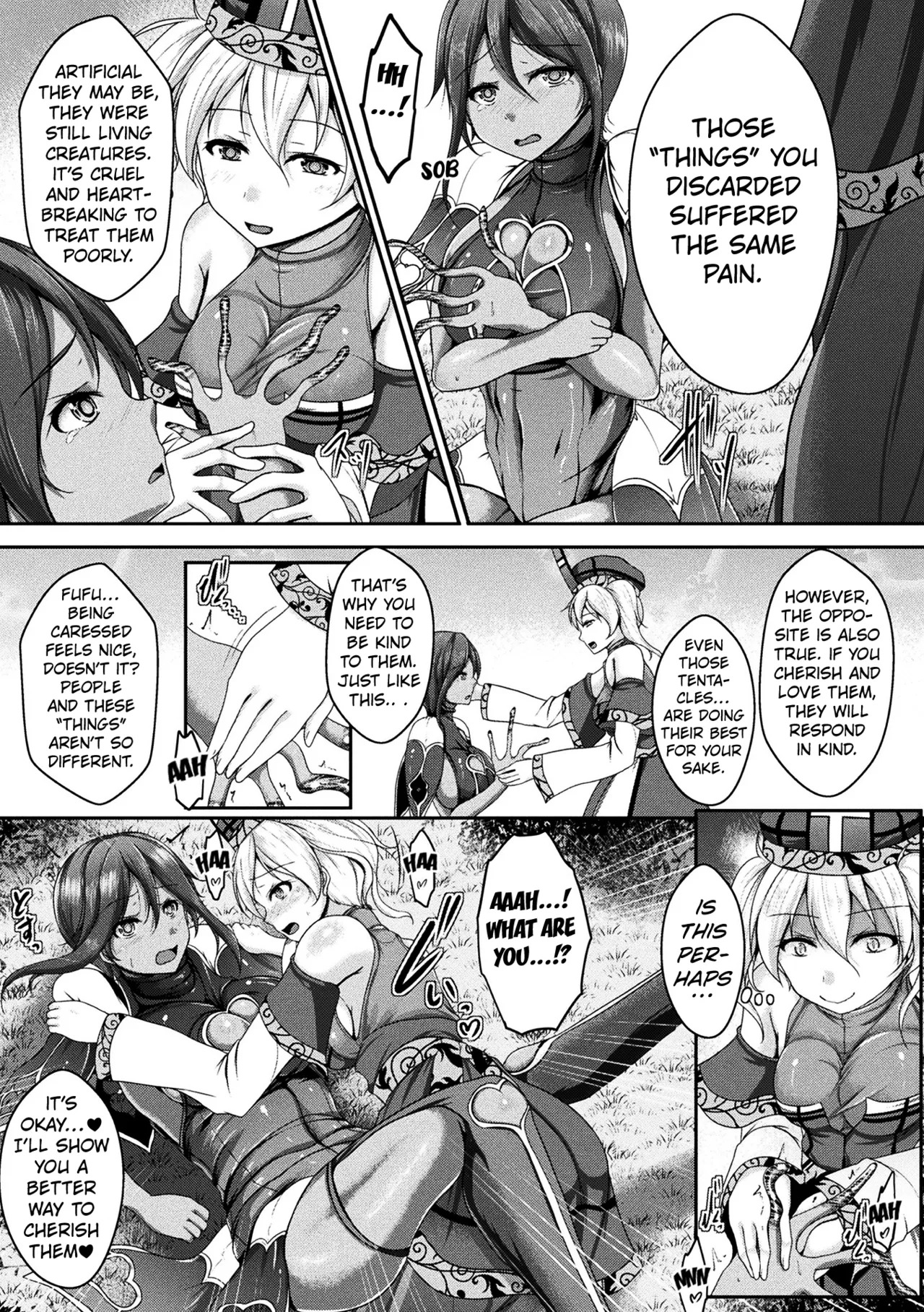 [Reiha] Tentacles Are Living Things Too, So Be Gentle With Them ([Anthology] 2D Comic Magazine Shokushu Les Vol. 2) [Digital] [English] [Kuraudo] - Page 5