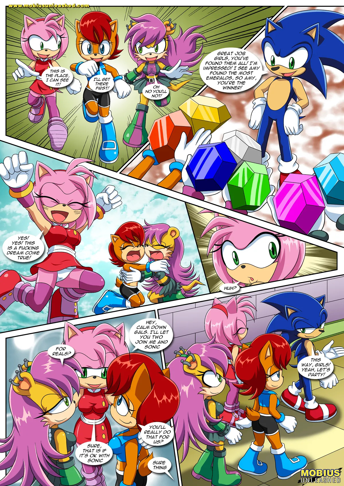 Mobius Unleashed: Sonic Project XXX (Extended) - Page 100
