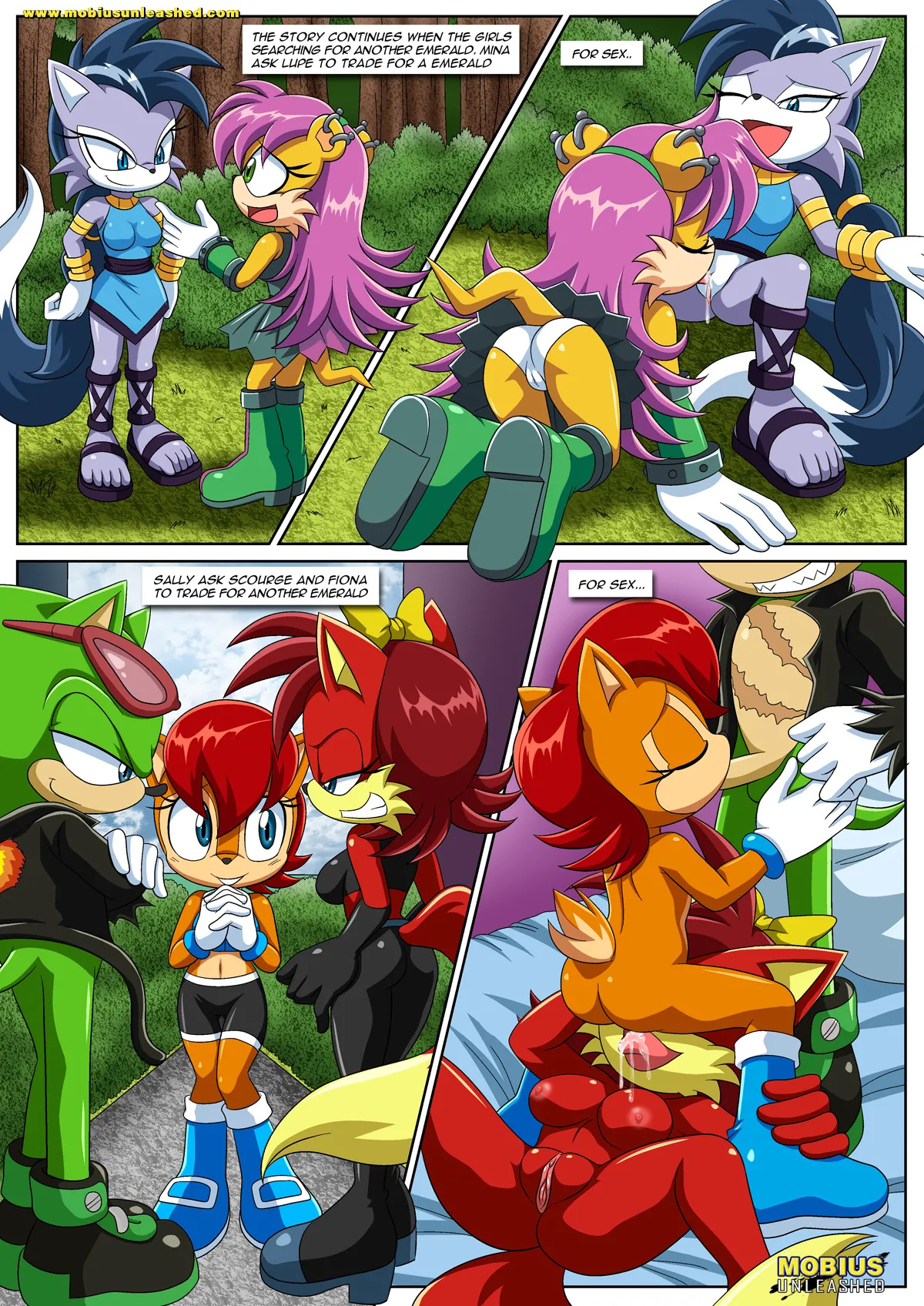 Mobius Unleashed: Sonic Project XXX (Extended) - Page 98