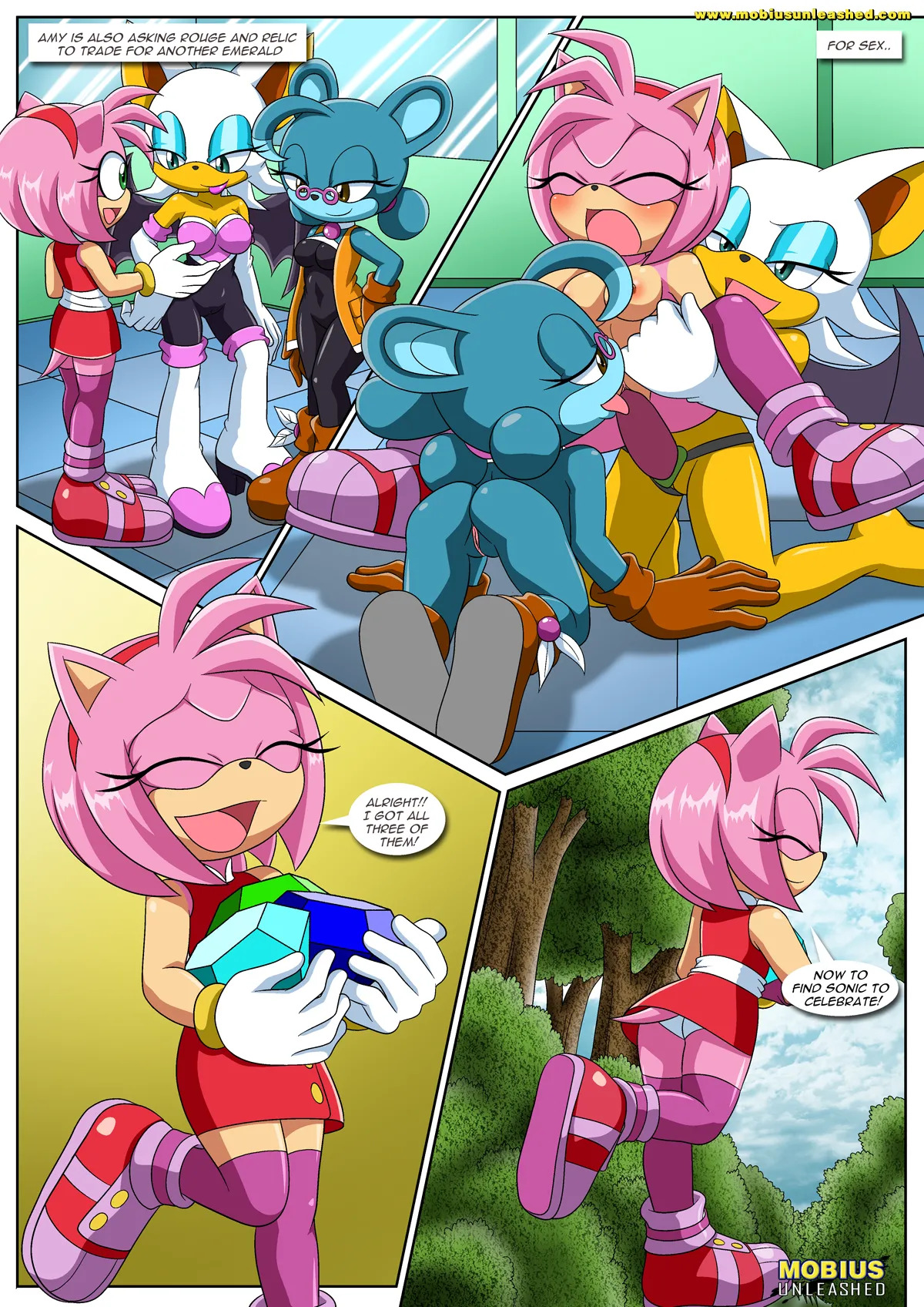 Mobius Unleashed: Sonic Project XXX (Extended) - Page 99