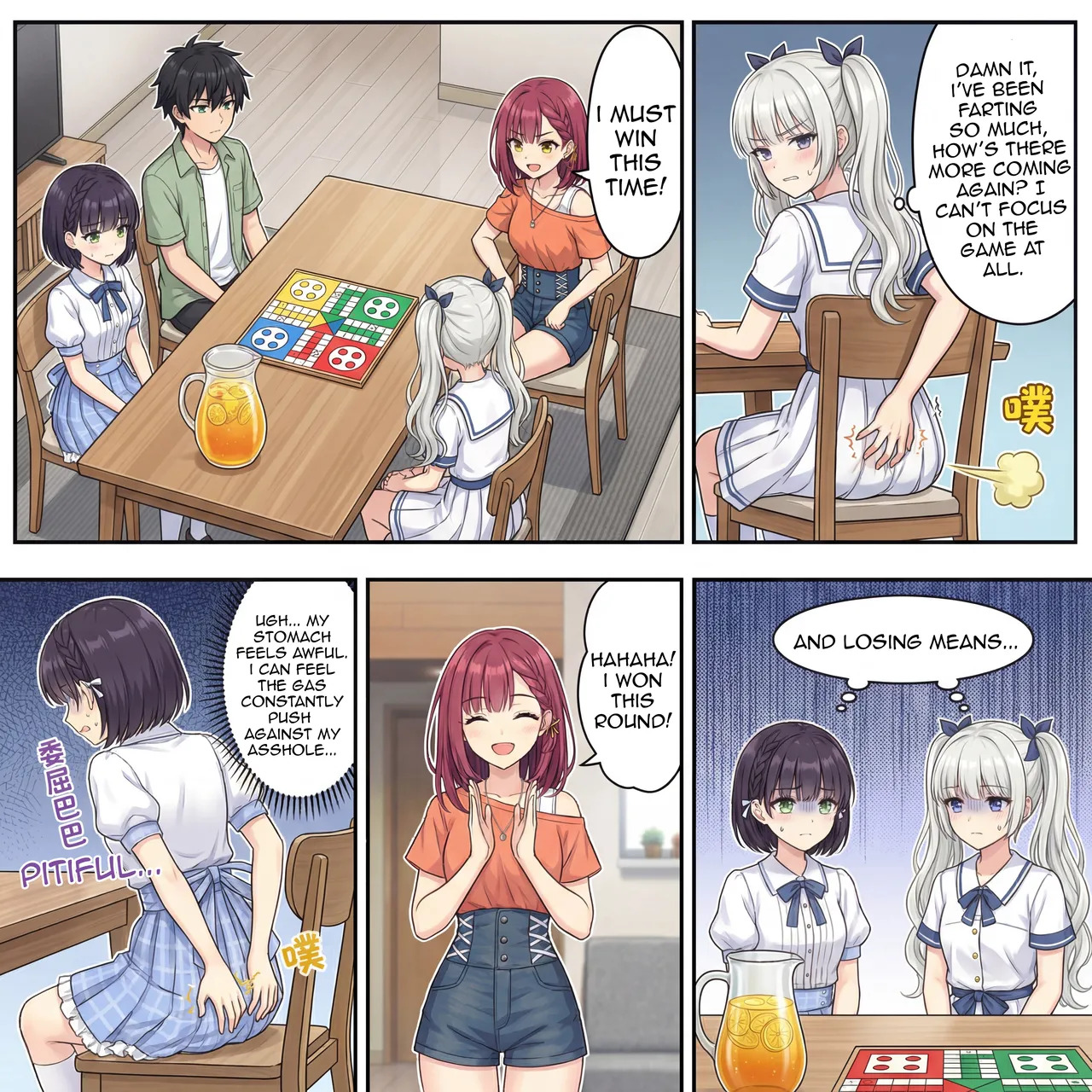 [Rank2000] Punishment Game - Fart Comic #8 (YuzuSoft) [English] - Page 24