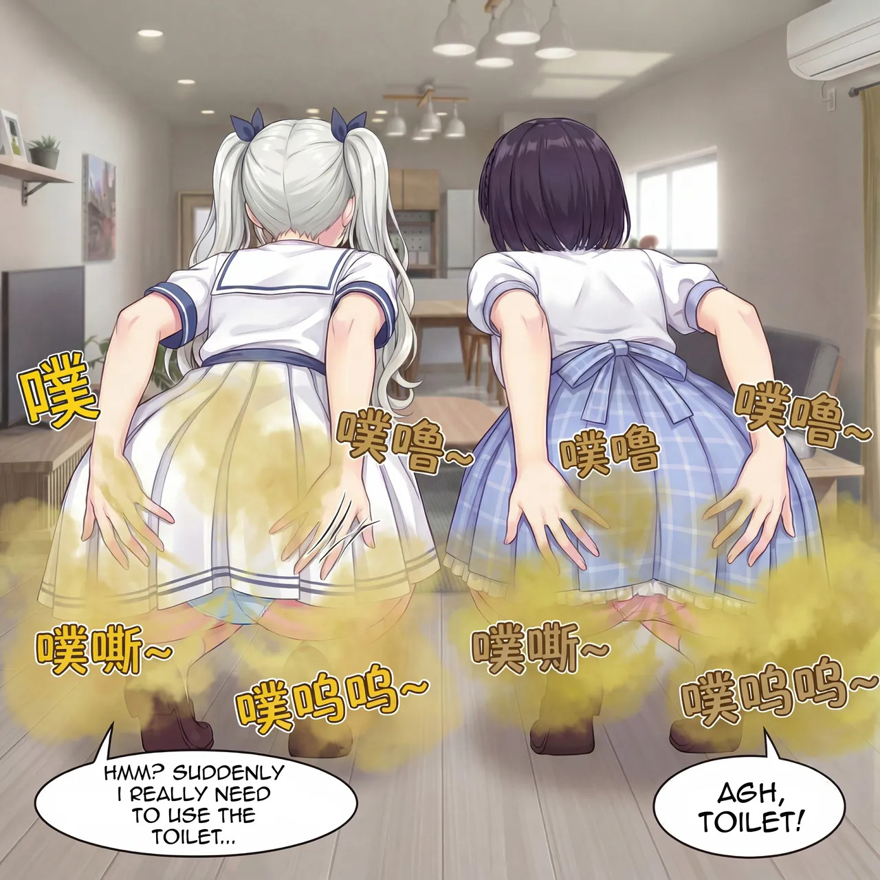 [Rank2000] Punishment Game - Fart Comic #8 (YuzuSoft) [English] - Page 28