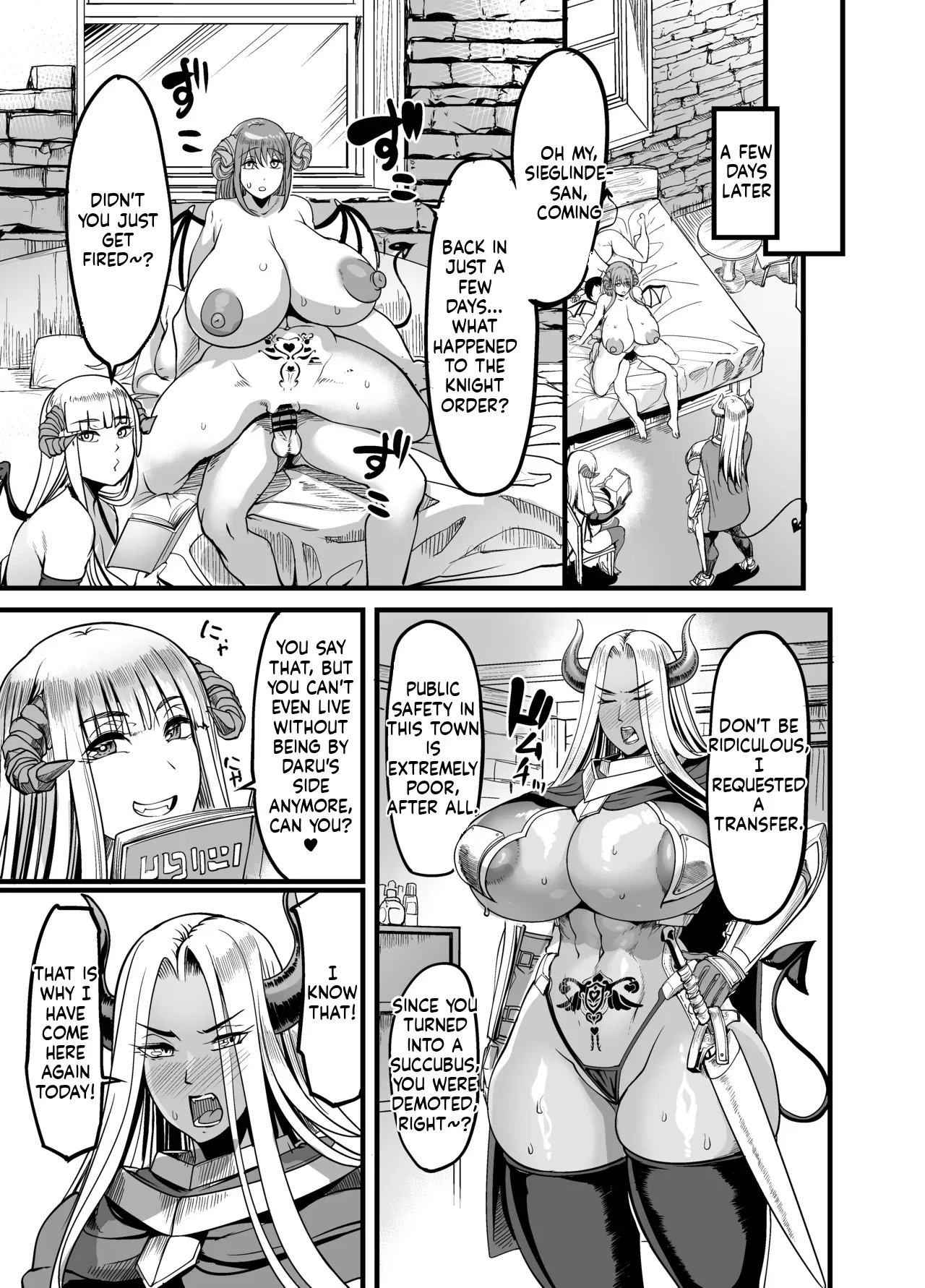 [Ikemen Teikoku (Remu)] Youkoso! Succubus Machi e 5 Onna Kishi Succubus Ka Keikaku - Page 35