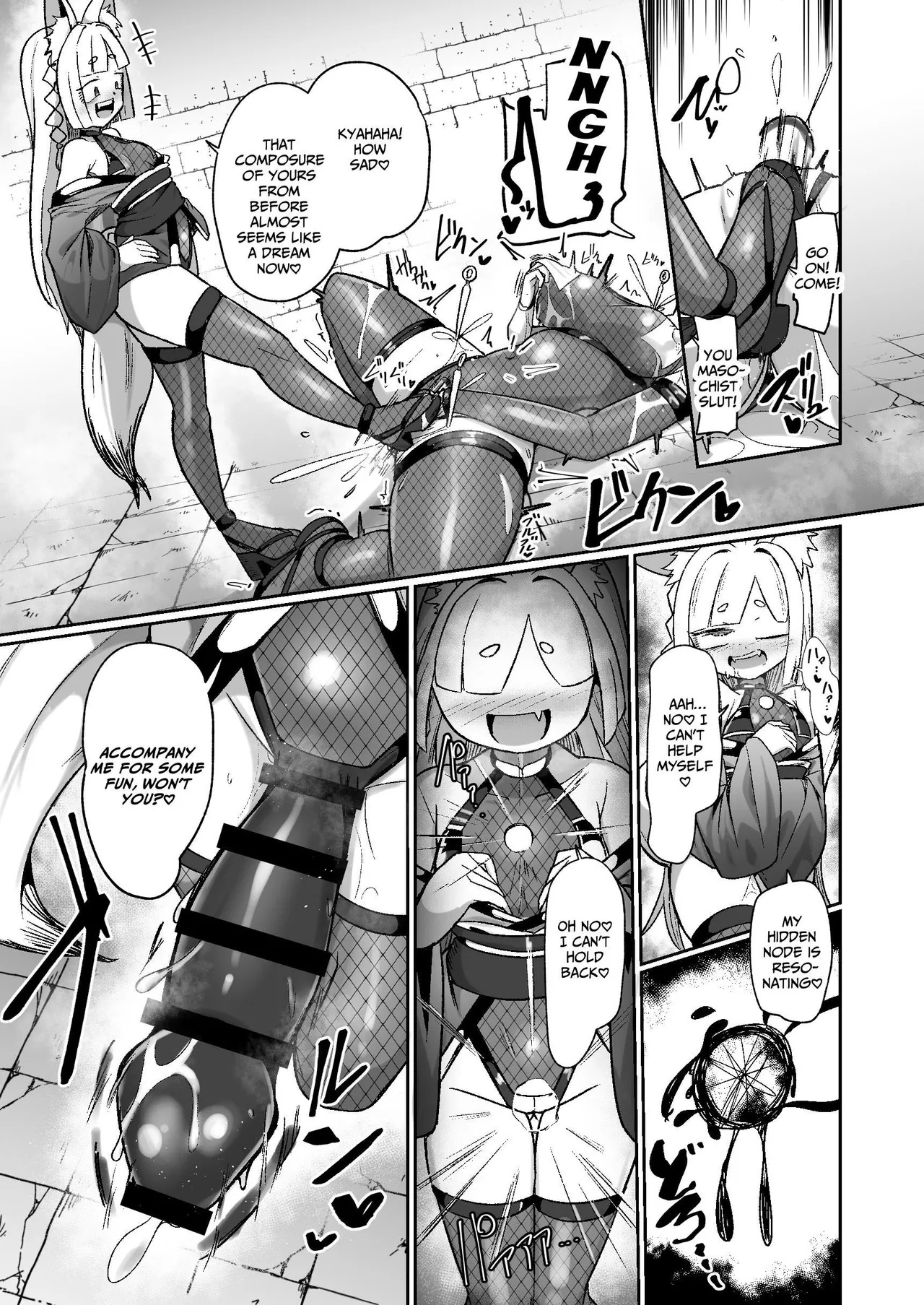 [Echie Kokufuku Aka (Monota)] Kunoichi Rin no Make Zome Choukyou ~Itsutsu no Hi Ana to Saidai no Jakuten~ | Kunoichi Rin’s Loser Training ~The Five Nodes and her Greatest Weakness~ [English] [IXIA WORKS] [Digital] - Page 47