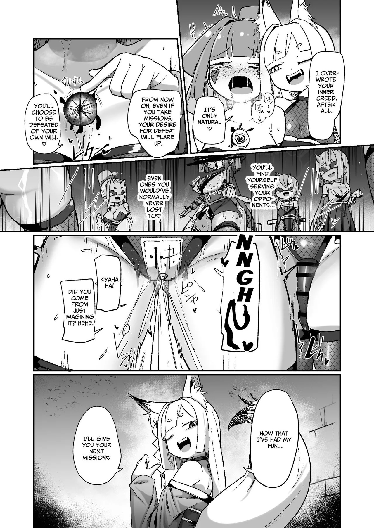 [Echie Kokufuku Aka (Monota)] Kunoichi Rin no Make Zome Choukyou ~Itsutsu no Hi Ana to Saidai no Jakuten~ | Kunoichi Rin’s Loser Training ~The Five Nodes and her Greatest Weakness~ [English] [IXIA WORKS] [Digital] - Page 55