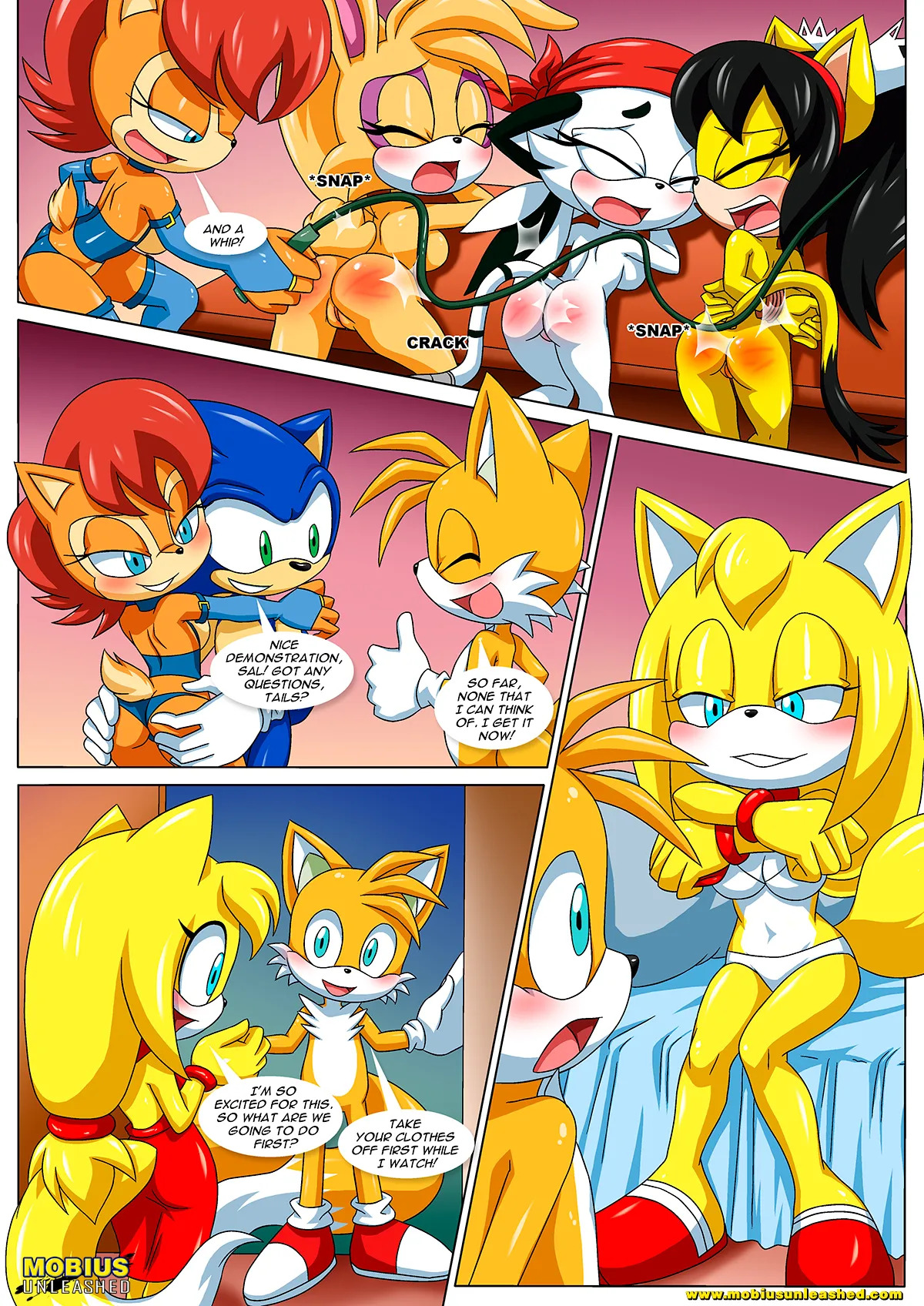 Mobius Unleashed: Sonic's Guide To Spanking (Extended) - Page 16