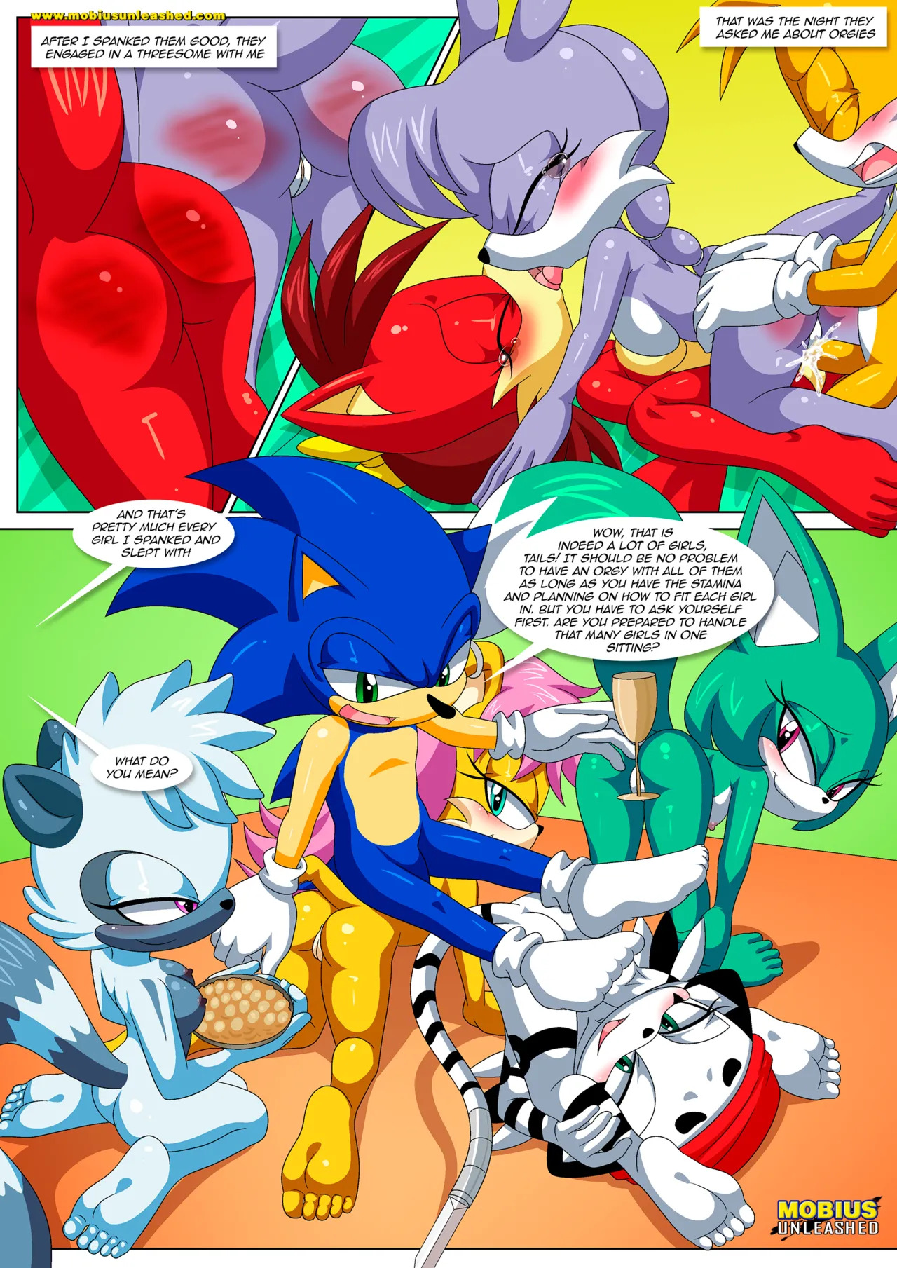 Mobius Unleashed: Sonic's Guide To Spanking (Extended) - Page 45