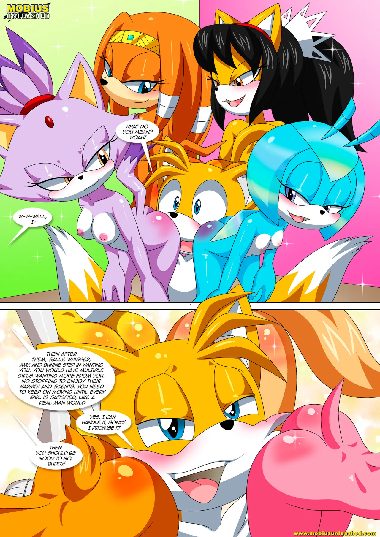 Mobius Unleashed: Sonic's Guide To Spanking (Extended) - Page 46