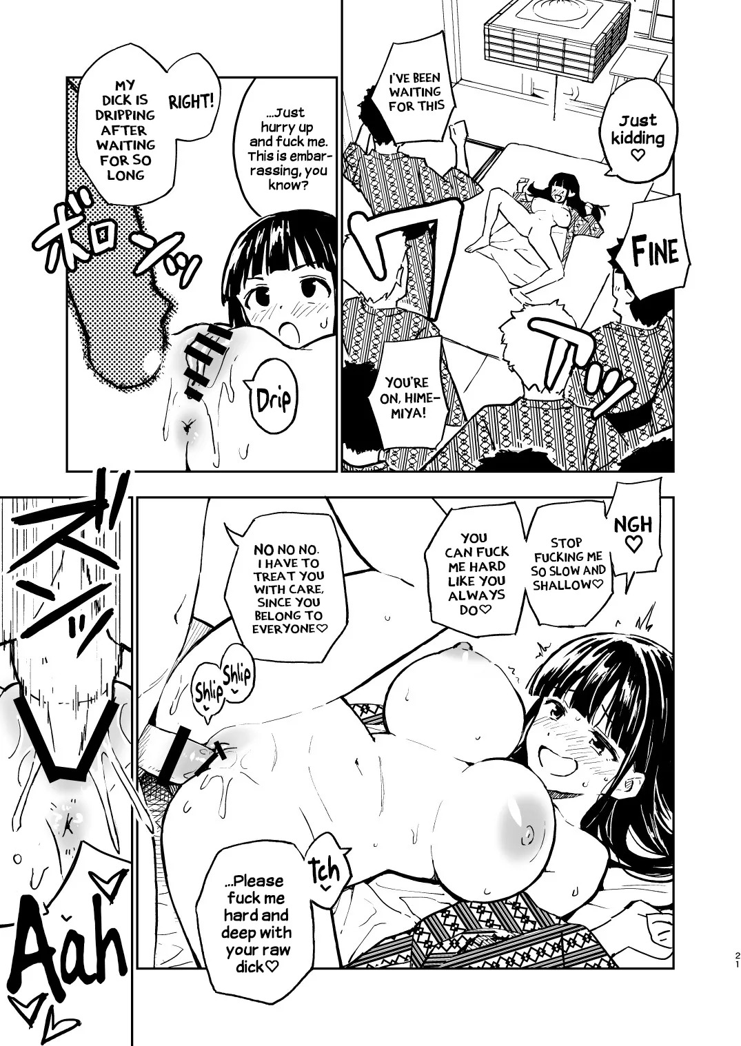 [Mirakoku (Yasumi Mirakichi)] 1-kagetsu Ninshin Shinakereba Otoko ni Modoreru Hanashi (4) | As Long As I Don't Get Pregnant for 1 Month, I'll Turn Back Into a Man (4) [English] [Hikari no Kaze] [Digital] - Page 21