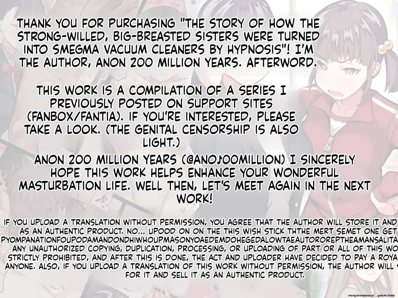 [Anon's Flood Myth (Anon 2-okunen)] Snooty Sisters Turned Smegma Sucking Sluts with Hypo (English) - Page 220