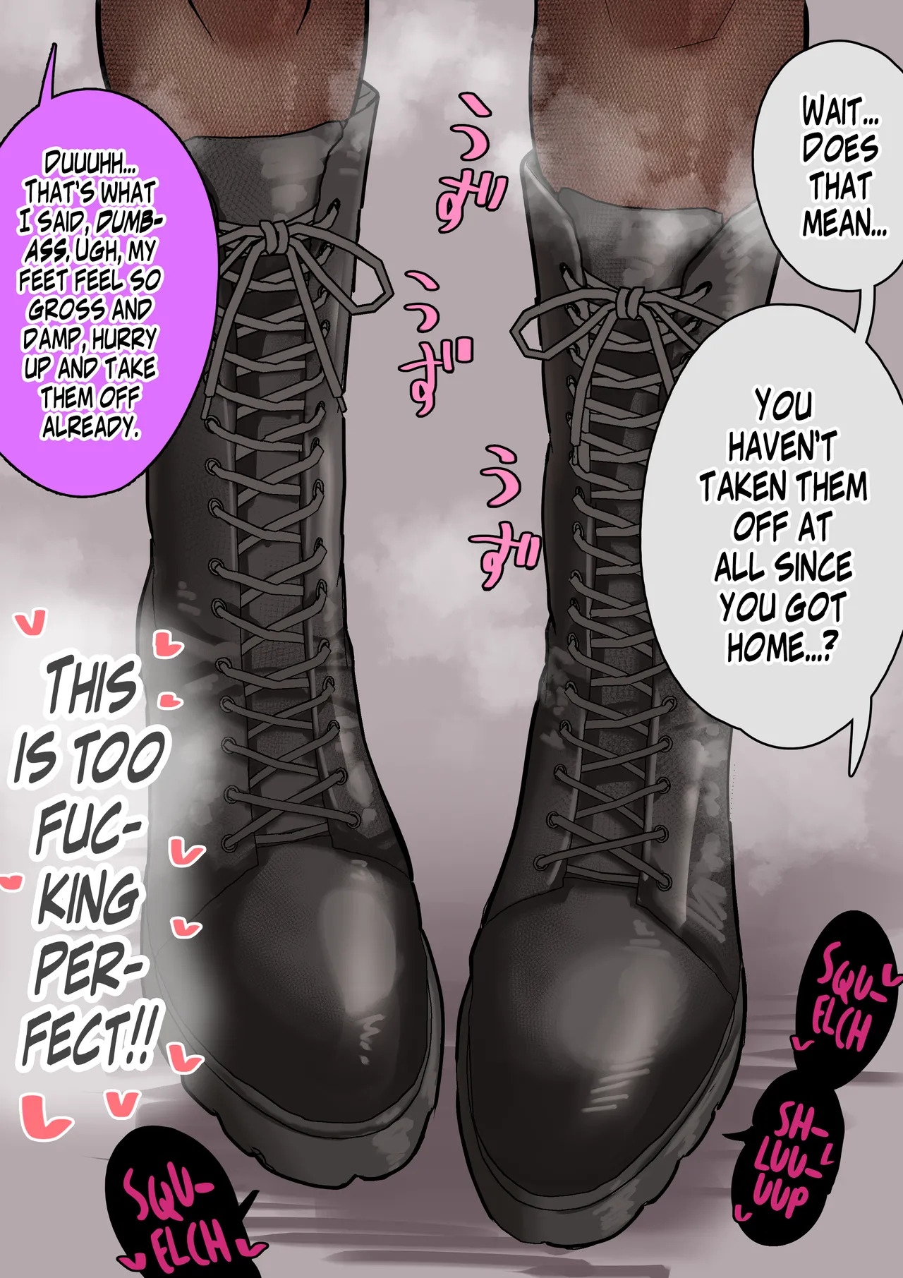 [Tebasaki Chikin] Gyaru-sama's Super Sweaty, Soggy and Steamy Boots Bullying 💕 [English] - Page 30