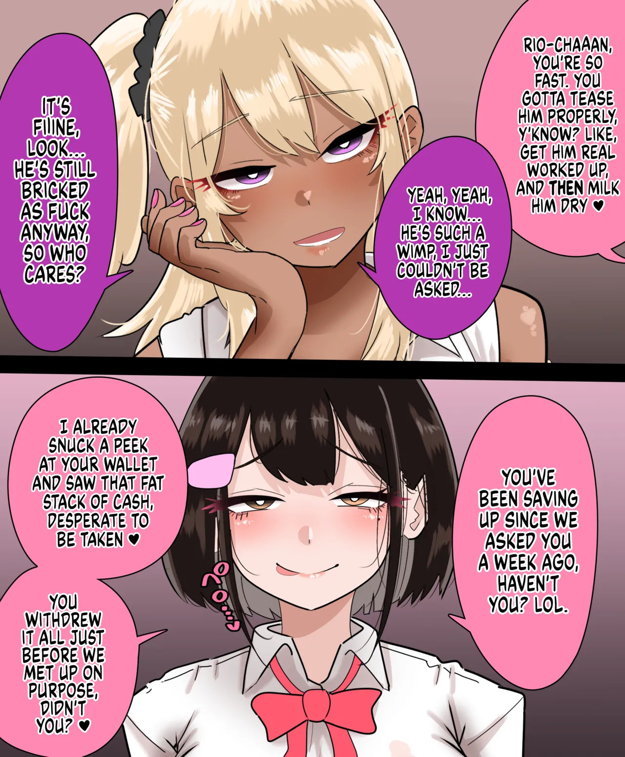 [Tebasaki Chikin] Rio & Yuka have their eyes on his summer bonus! - Page 31