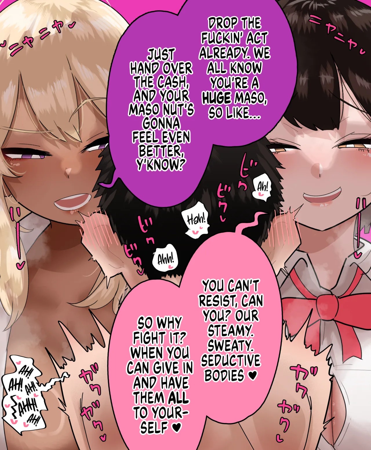 [Tebasaki Chikin] Rio & Yuka have their eyes on his summer bonus! - Page 33