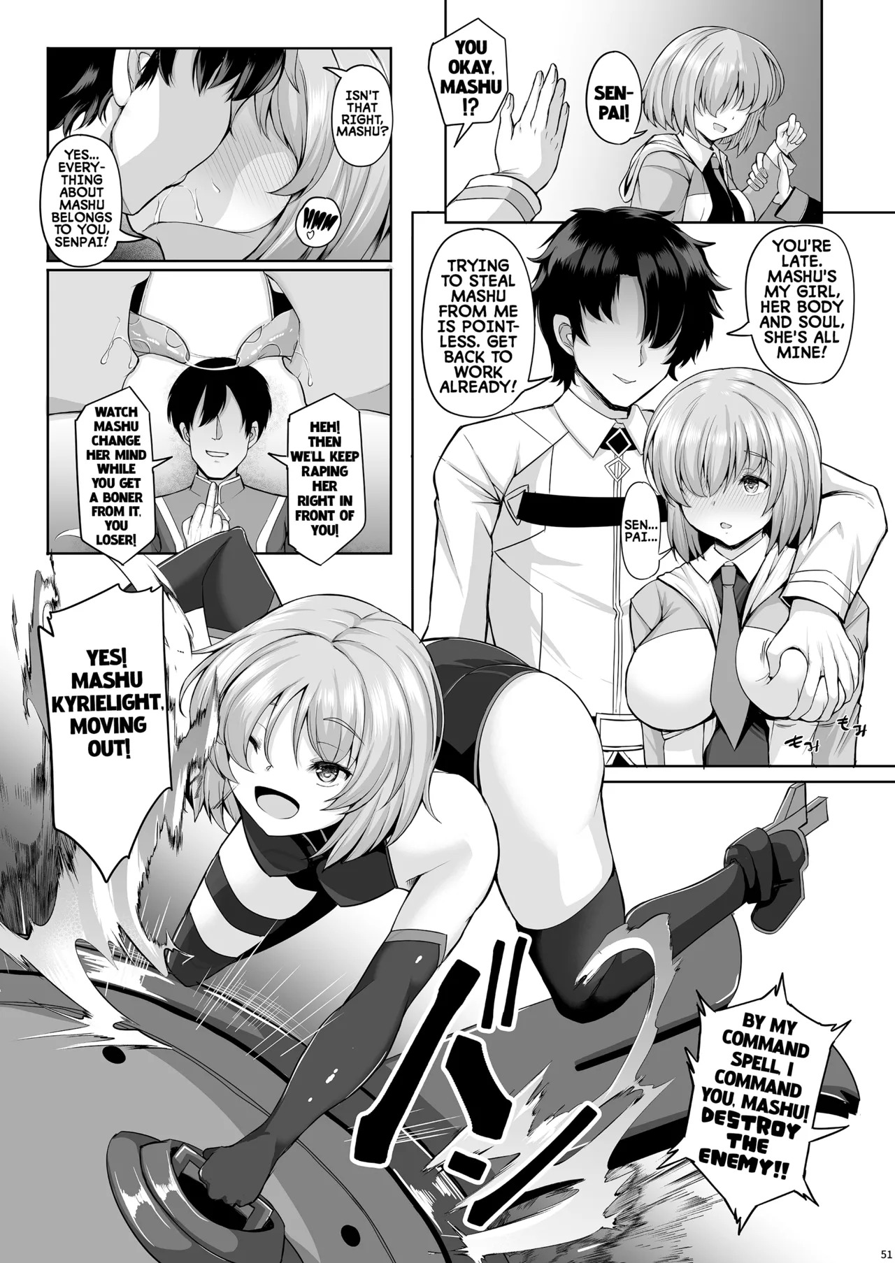 [Rocket Chousashitsu (Koza)] With Senpai, I can do anything (FateGrand Order) [Digital] (English) - Page 50