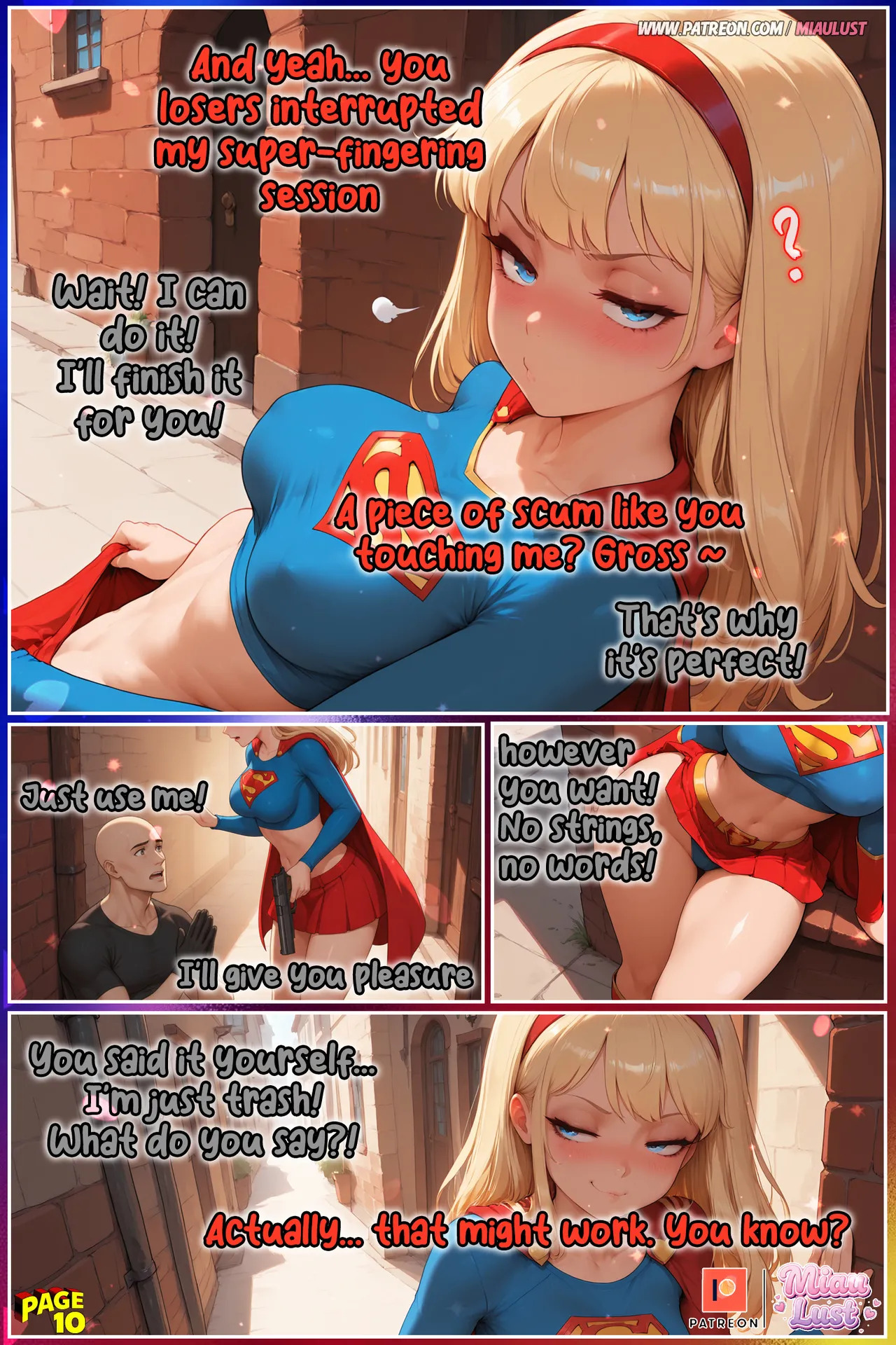 [MiauLust] SuperBitch 2 (Supergirl) DC [English] [AI Generated] - Page 12