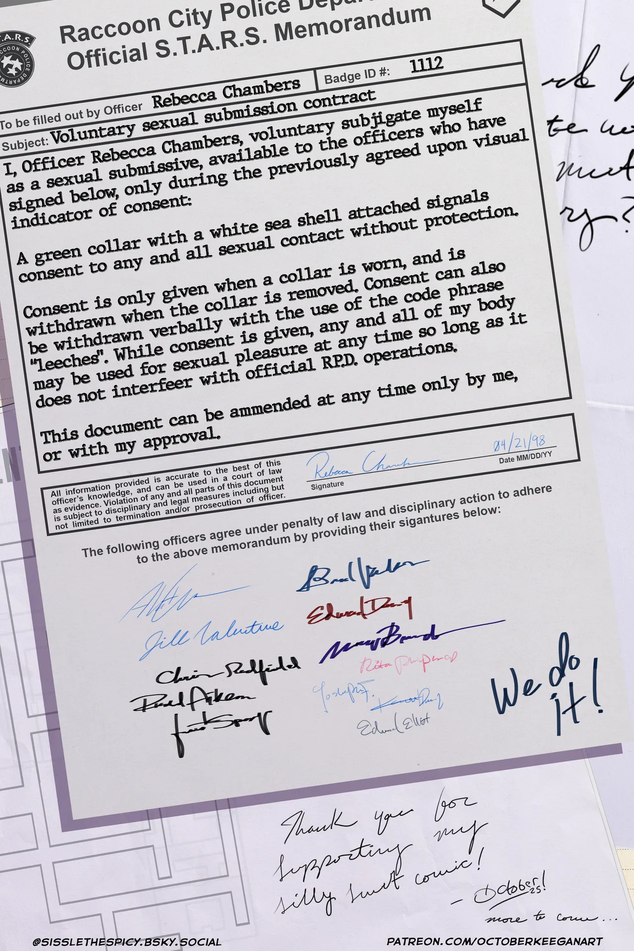 [October Keegan] S.T.A.R.S. Office Party (Resident Evil) - Page 19