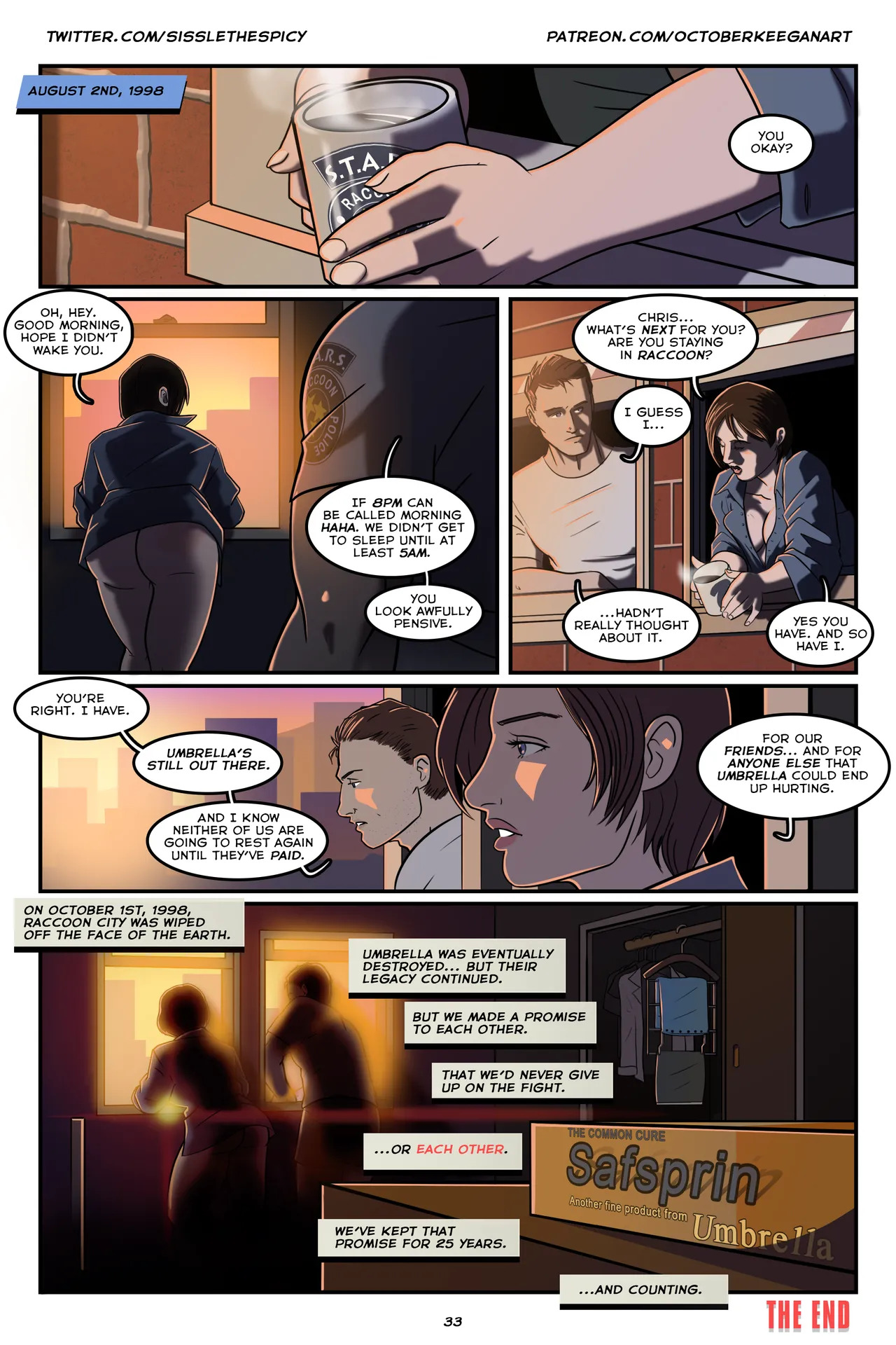 [October Keegan] Valenfield [Resident Evil] (no condom) [incomplete] - Page 37
