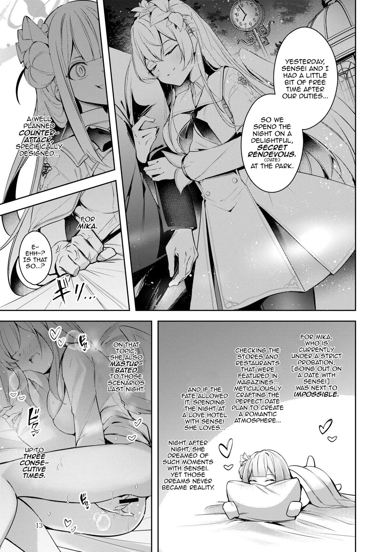 [Midorineko (Midori)] Watashi ga Ichiban Sensei ni Aisarete irun desu kedo????? | I’m the One That Sensei Loves the Most, Right???? (Blue Archive) [English] [DeppoTL] [Digital] - Page 12