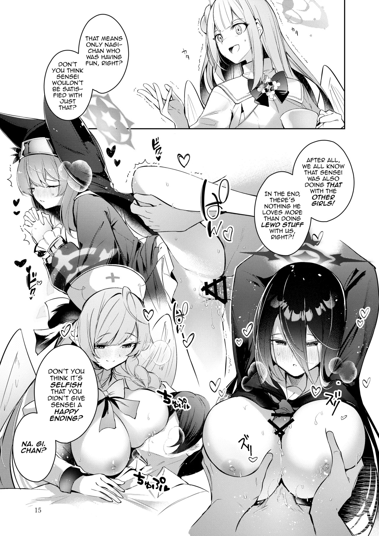 [Midorineko (Midori)] Watashi ga Ichiban Sensei ni Aisarete irun desu kedo????? | I’m the One That Sensei Loves the Most, Right???? (Blue Archive) [English] [DeppoTL] [Digital] - Page 14