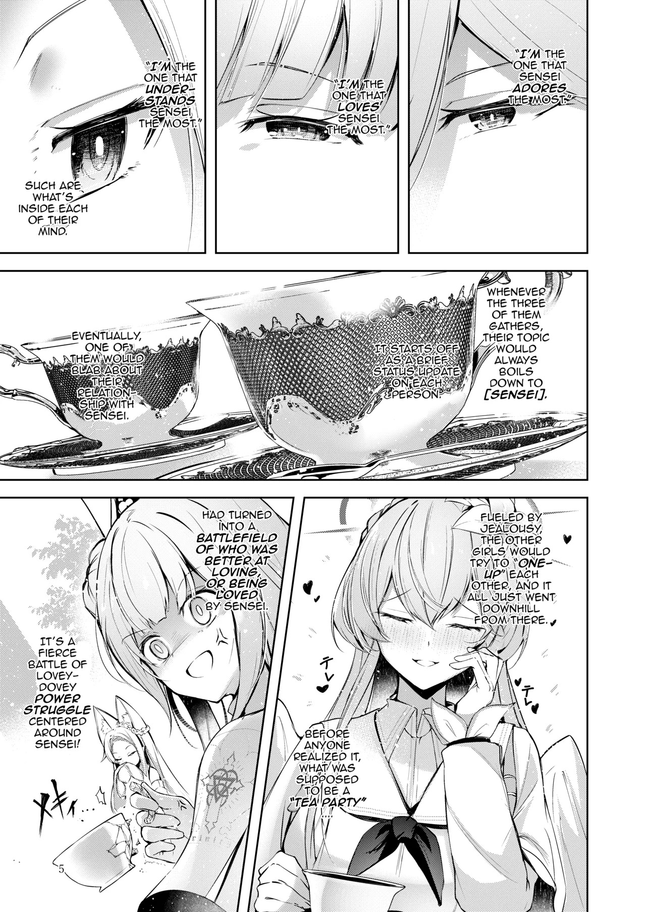 [Midorineko (Midori)] Watashi ga Ichiban Sensei ni Aisarete irun desu kedo????? | I’m the One That Sensei Loves the Most, Right???? (Blue Archive) [English] [DeppoTL] [Digital] - Page 4