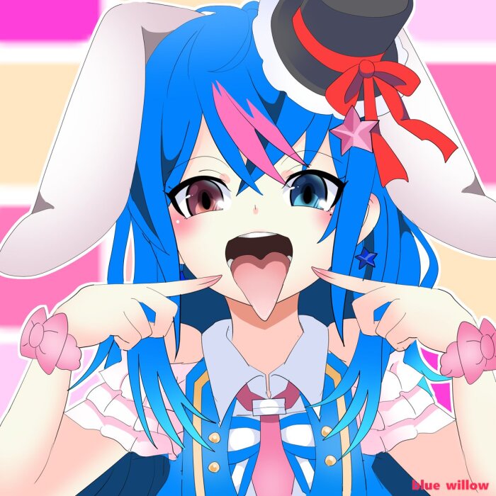 [blue willow] Bunny girl vore