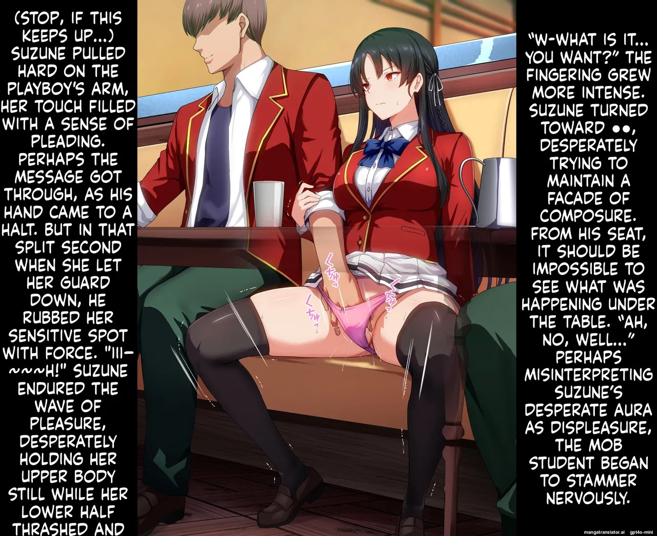 [Mousou Caution (Daiaru)] Motto Hageshiku, Skirt No Nakawo Sukihoudai Ijirareteru CG, AI MTL ENG - Page 32