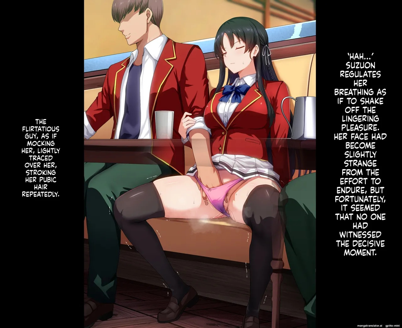 [Mousou Caution (Daiaru)] Motto Hageshiku, Skirt No Nakawo Sukihoudai Ijirareteru CG, AI MTL ENG - Page 33