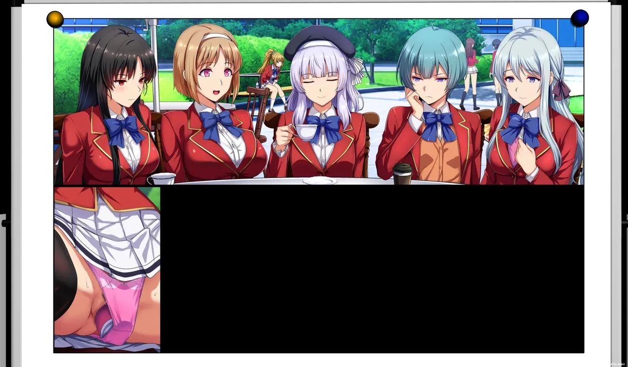 [Mousou Caution (Daiaru)] Motto Hageshiku, Skirt No Nakawo Sukihoudai Ijirareteru CG, AI MTL ENG - Page 35
